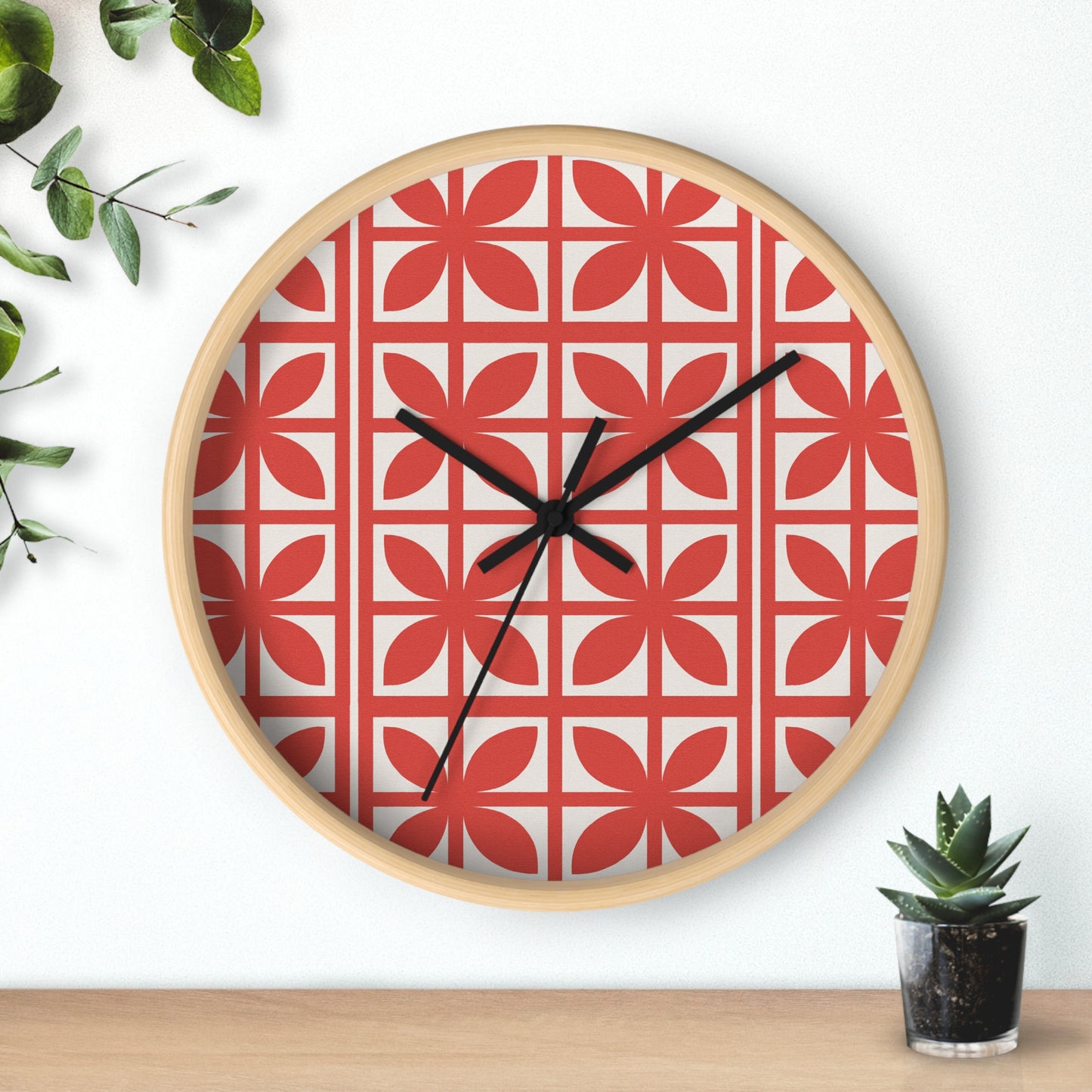 Atomic Petal Pop Clock