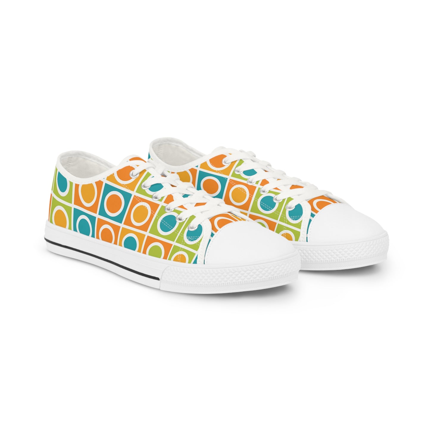 Mid-Century Geo Pop Sneakers