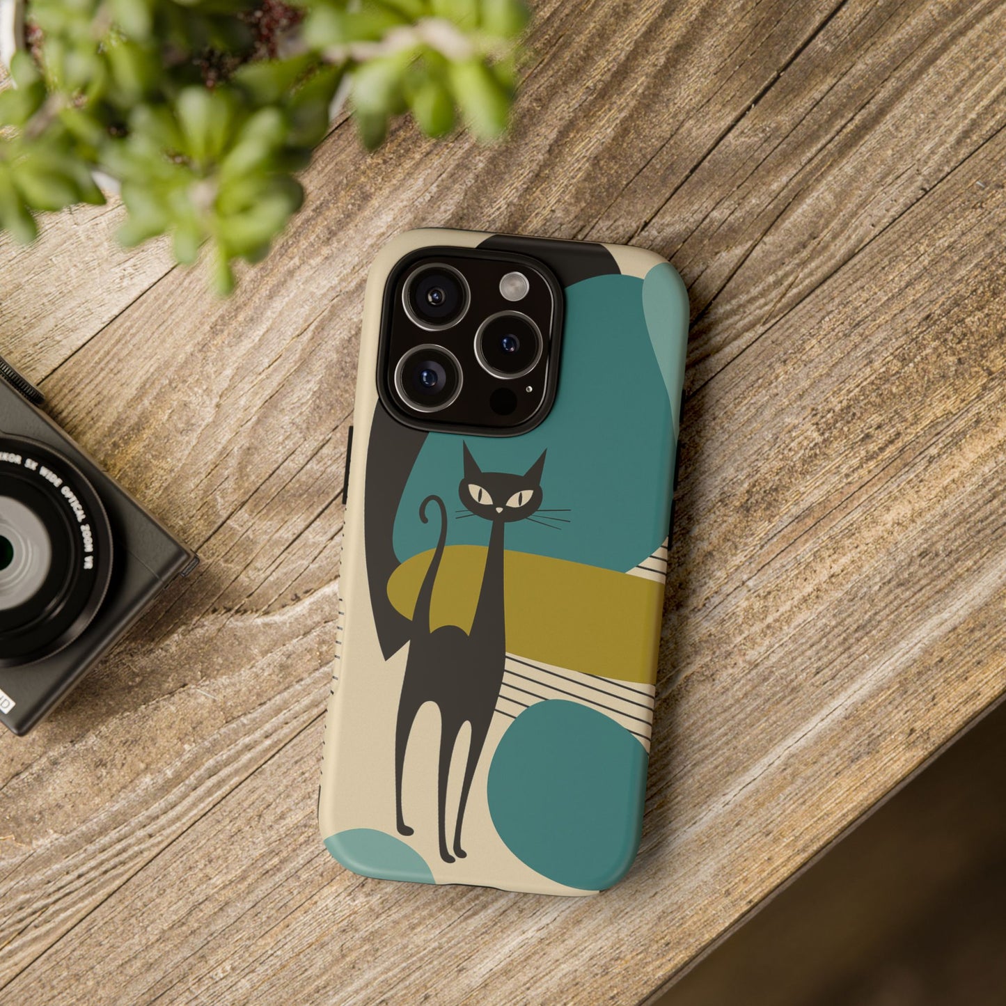 Atomic Cool Cat Phone Case