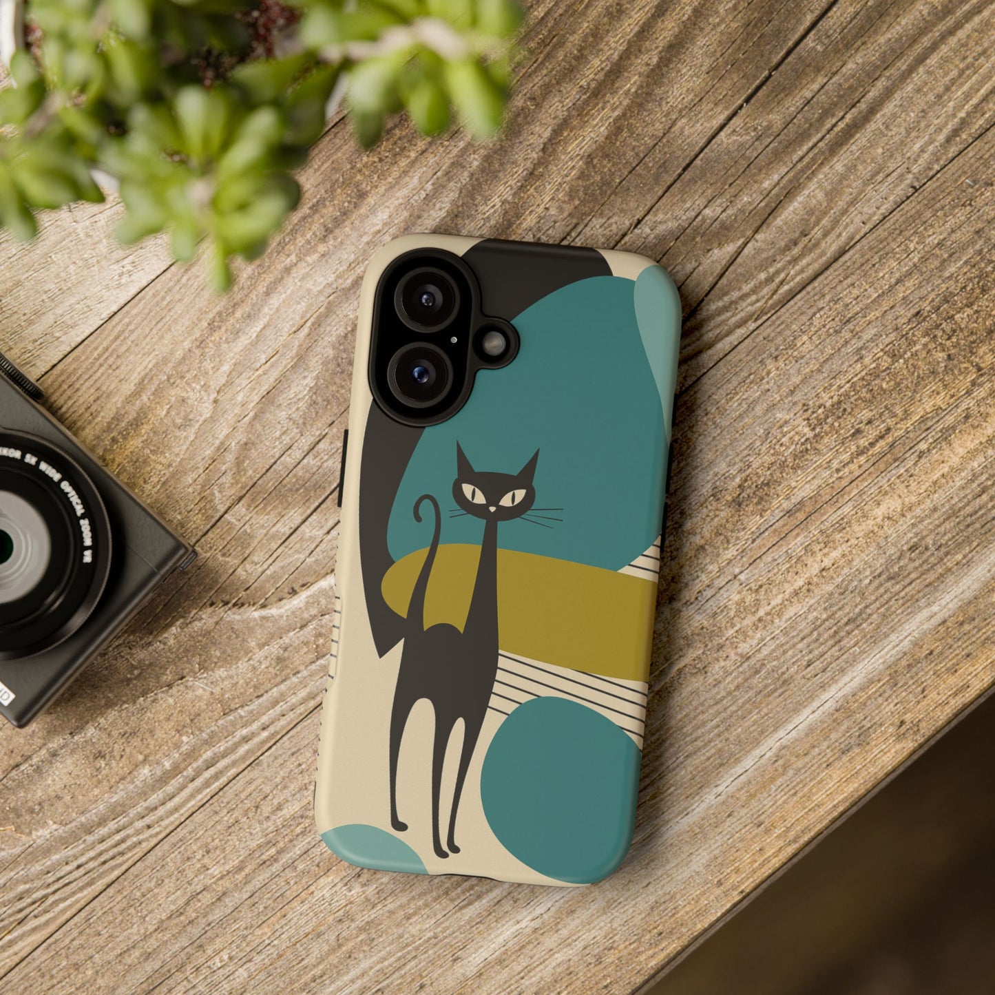 Atomic Cool Cat Phone Case
