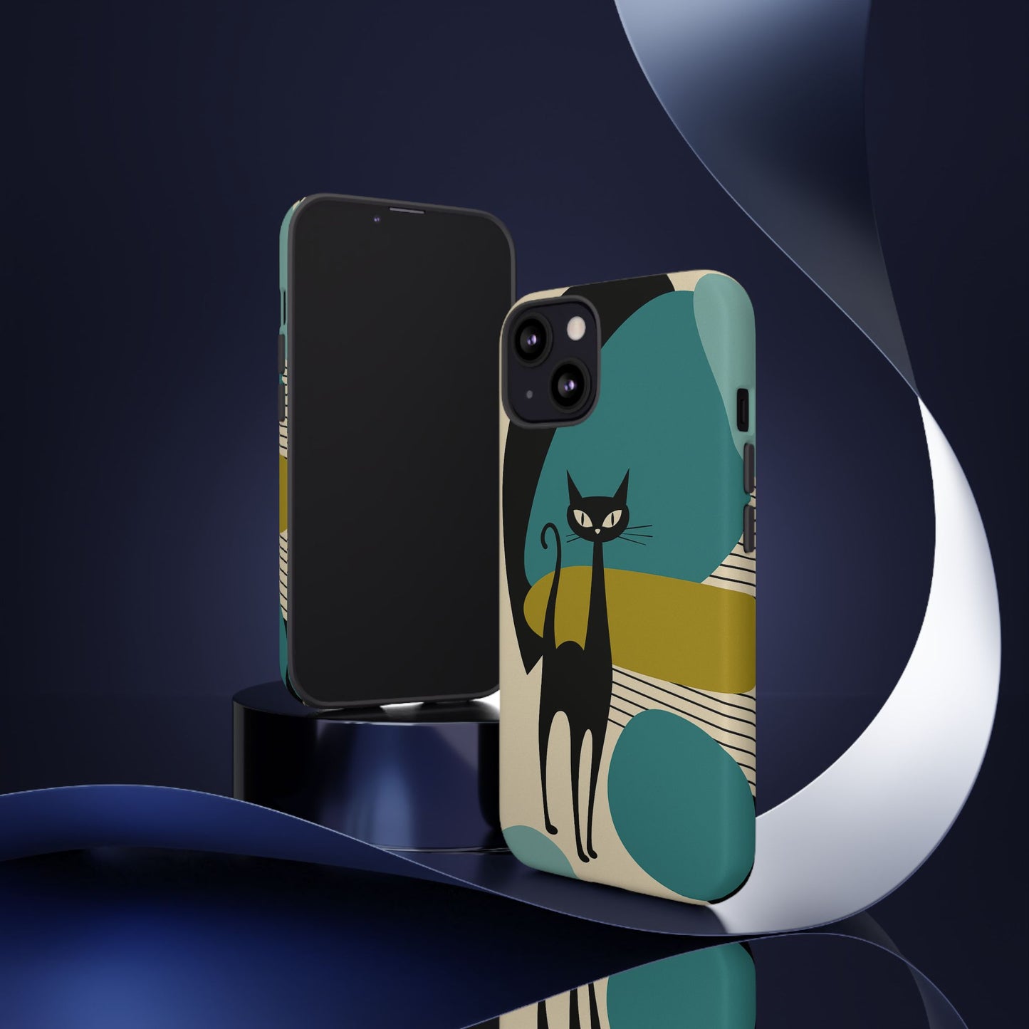 Atomic Cool Cat Phone Case