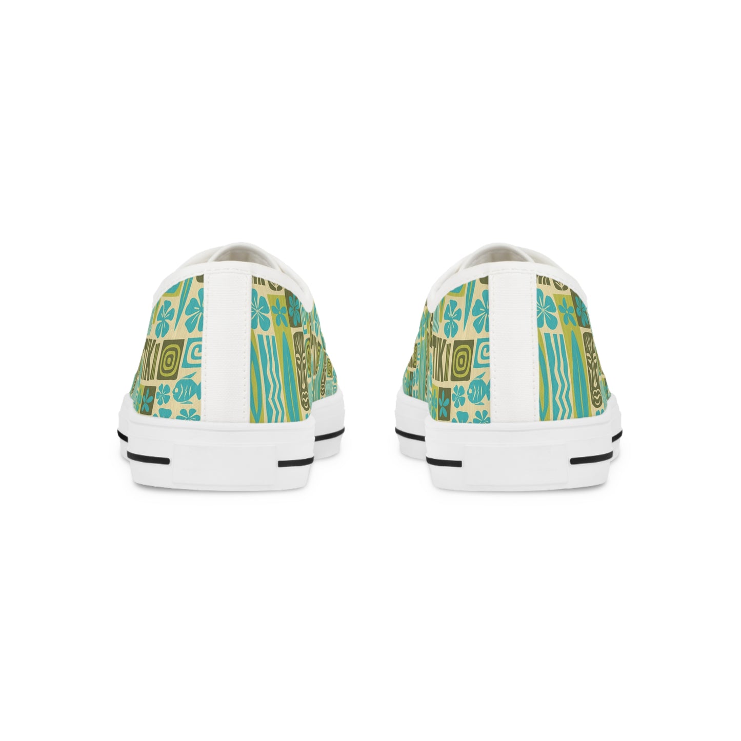 Retro Tiki Canvas Sneakers