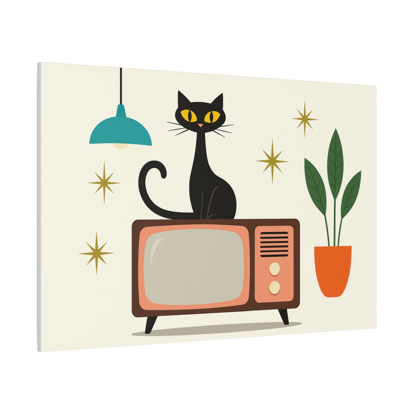 Vintage Vibes with a Meow 📺🐈