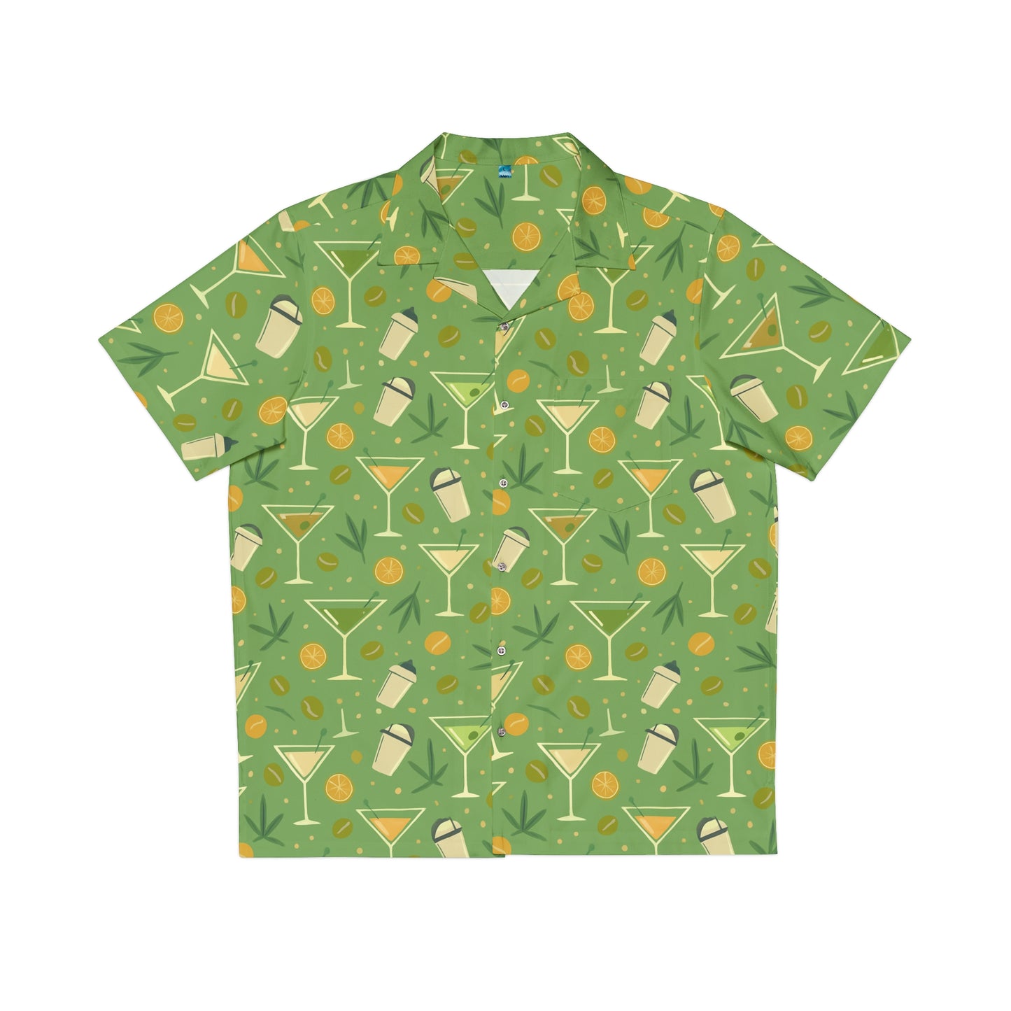 Tropical Cocktail Men's Hawaiian Shirt – Perfect for Summer Parties and Vacations