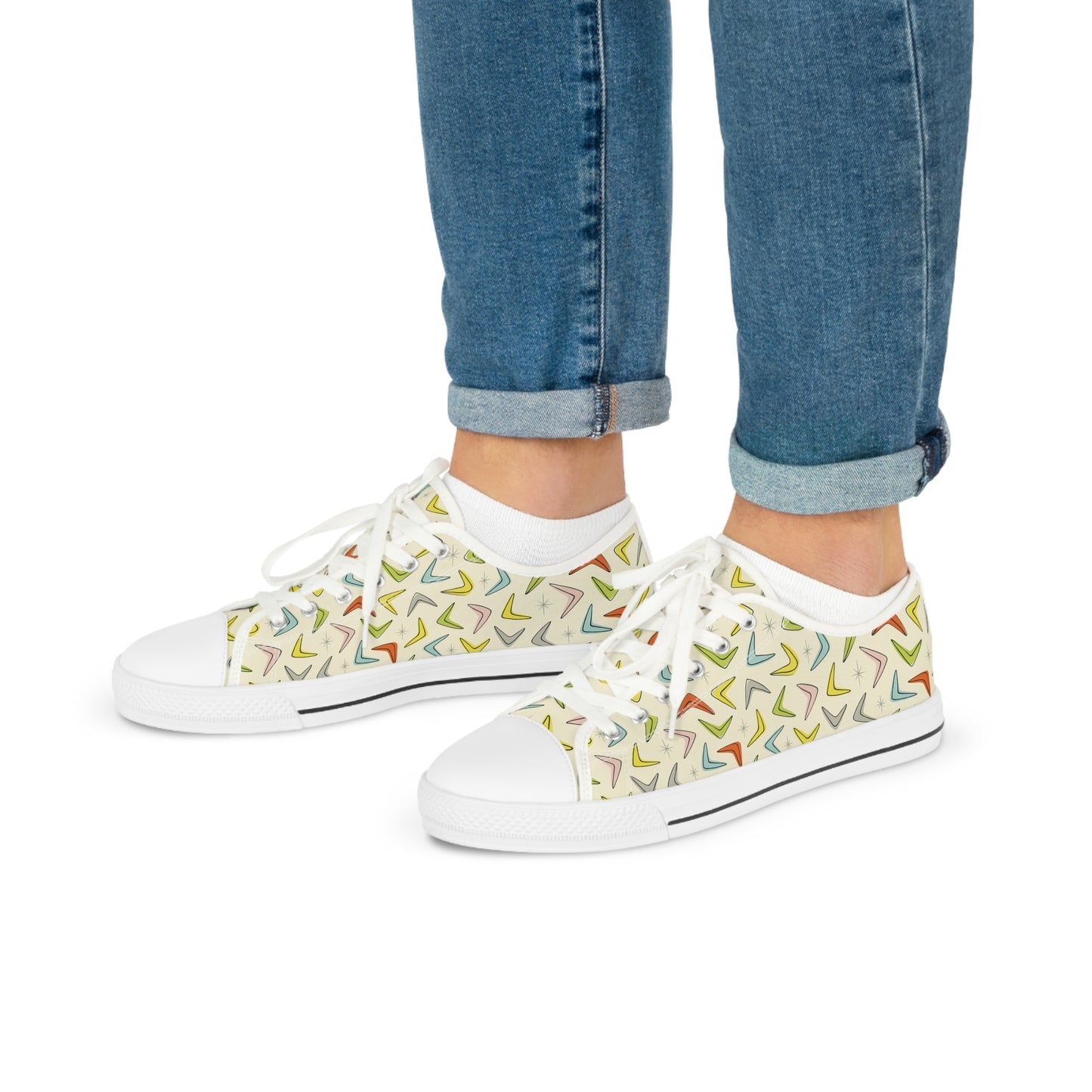 Mid-Century Confetti Canvas Sneakers