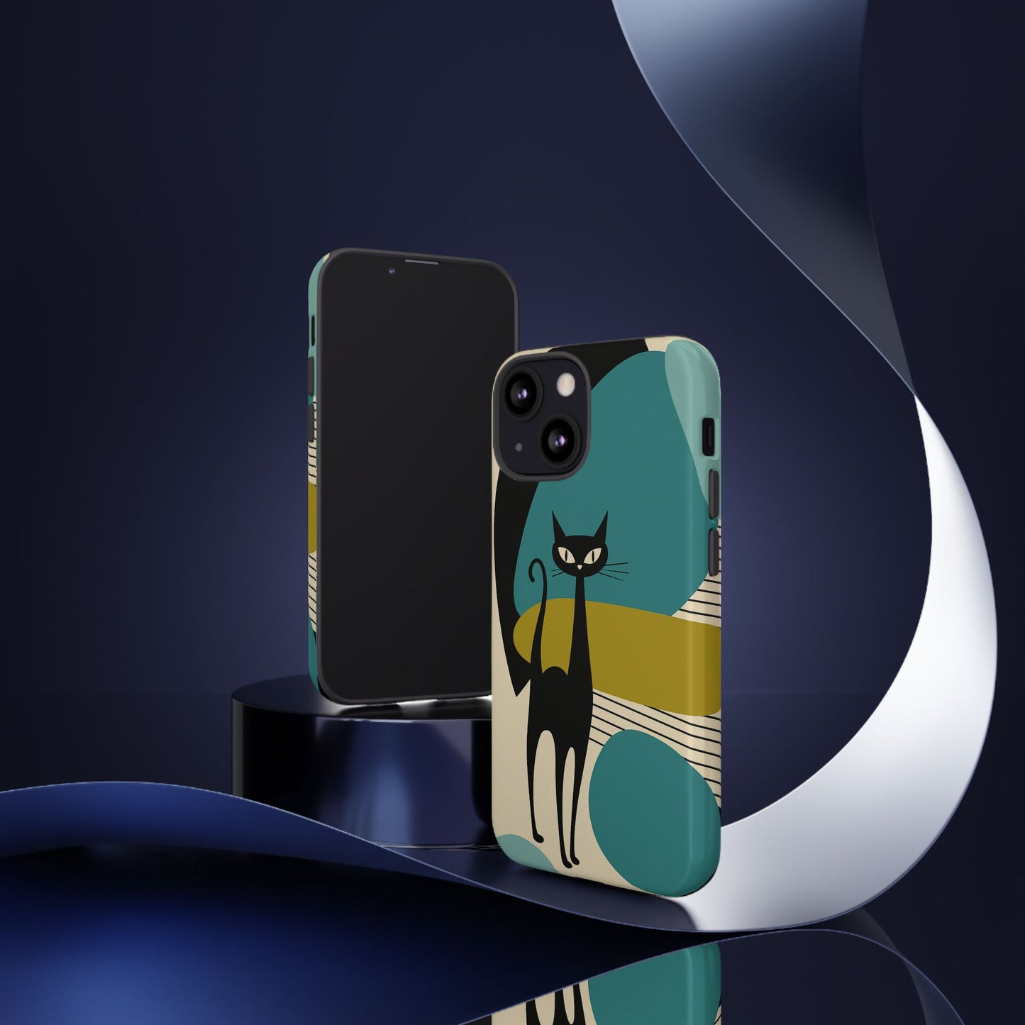 Atomic Cool Cat Phone Case