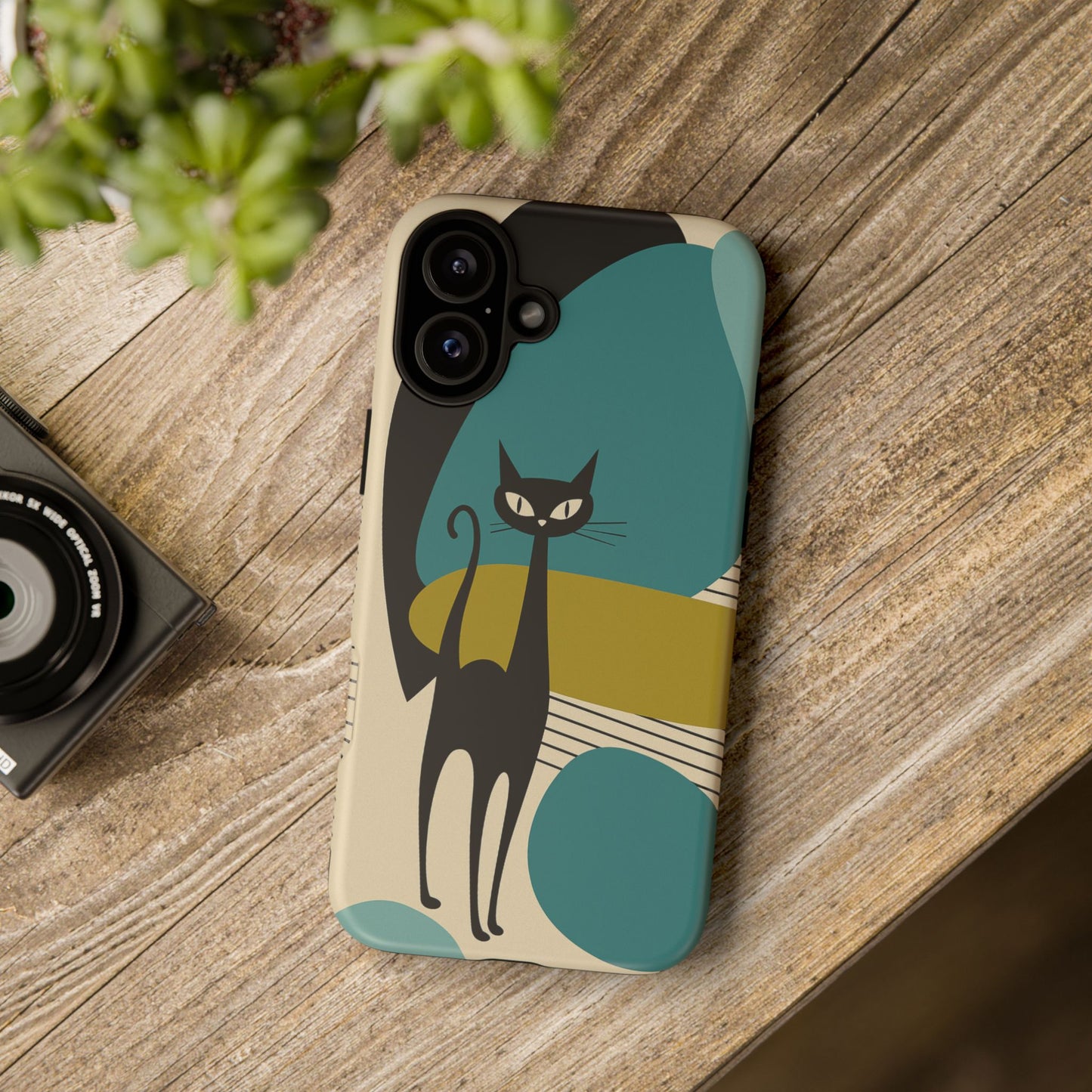 Atomic Cool Cat Phone Case