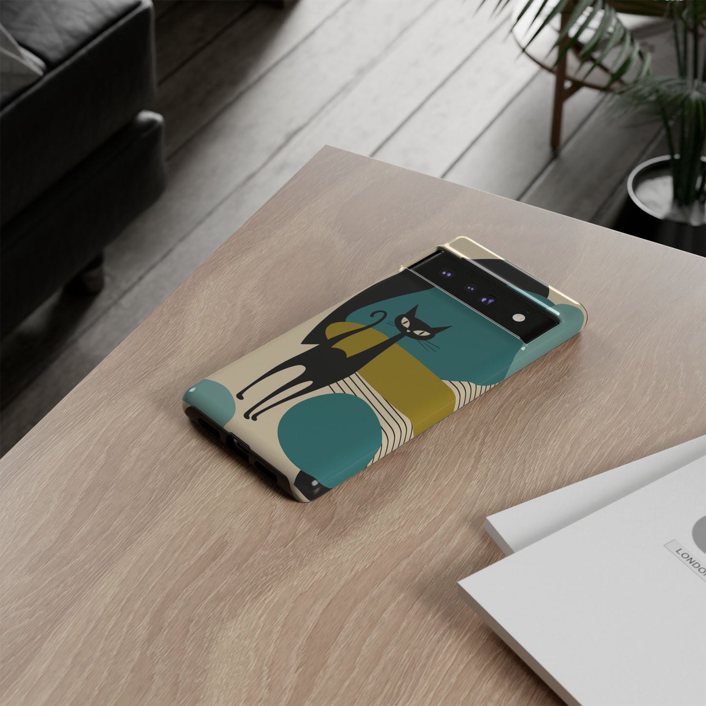 Atomic Cool Cat Phone Case