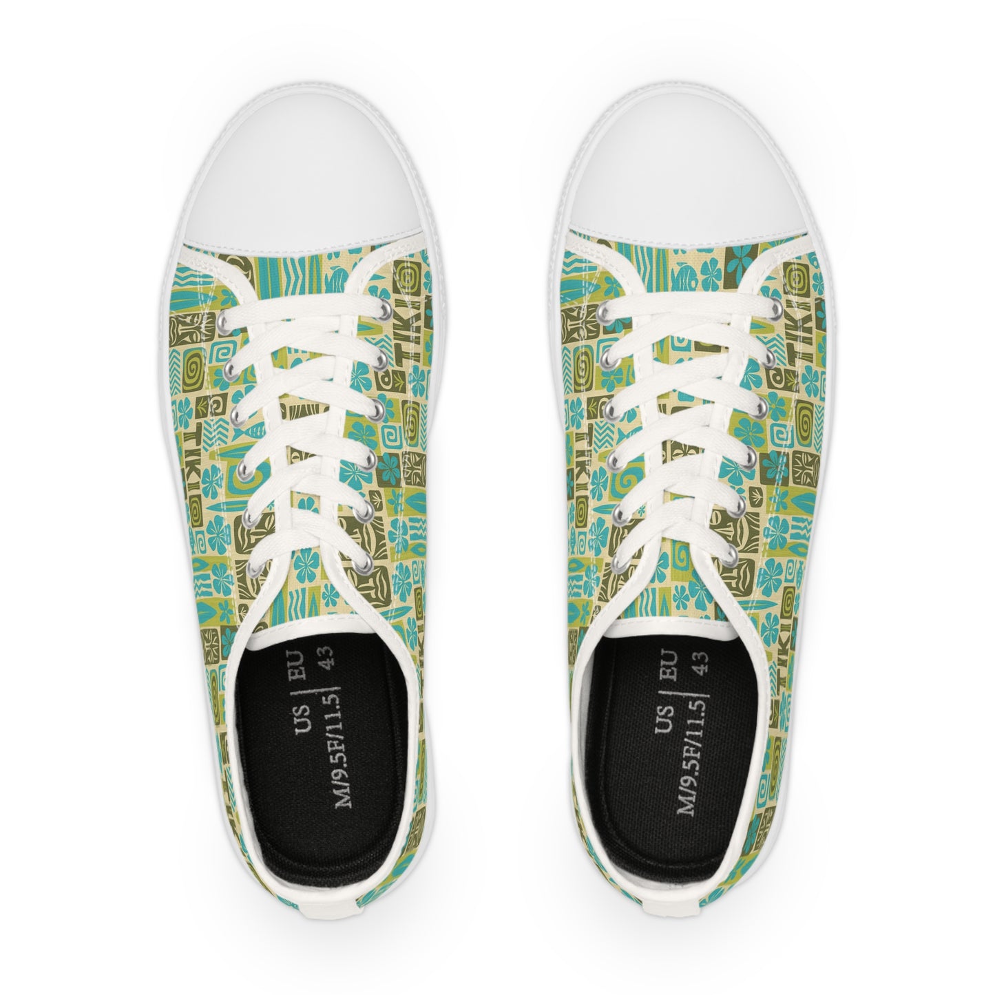 Retro Tiki Canvas Sneakers