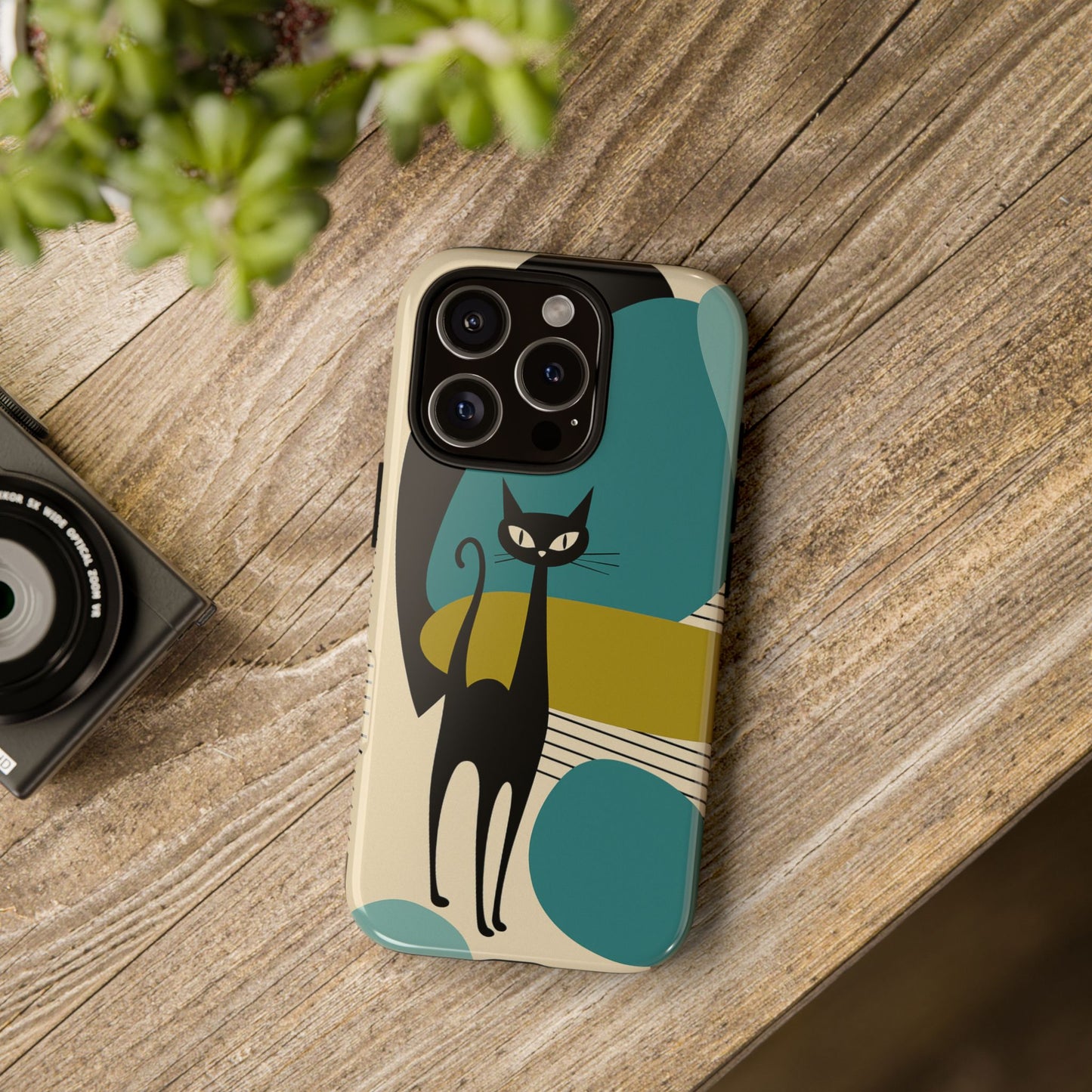 Atomic Cool Cat Phone Case