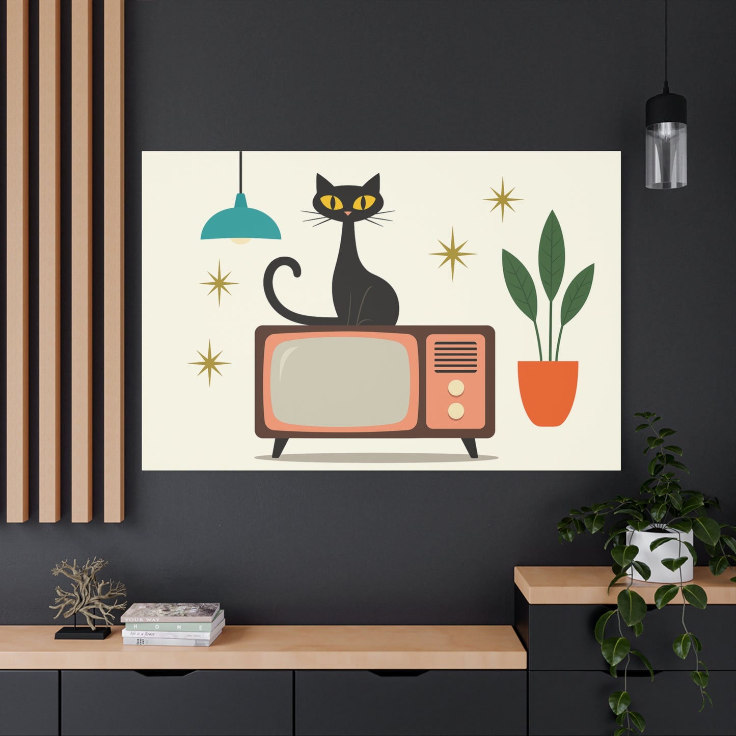 Vintage Vibes with a Meow 📺🐈