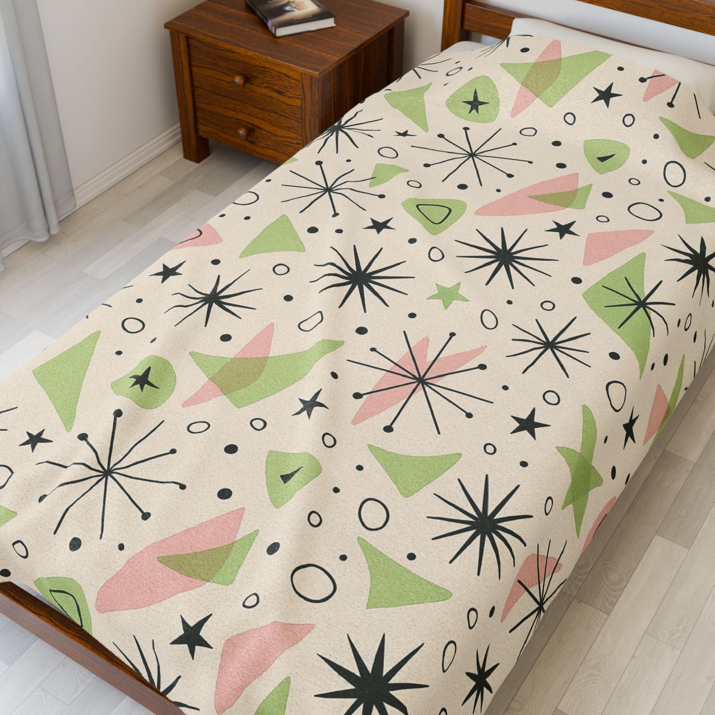 Atomic Bloom Retro Throw