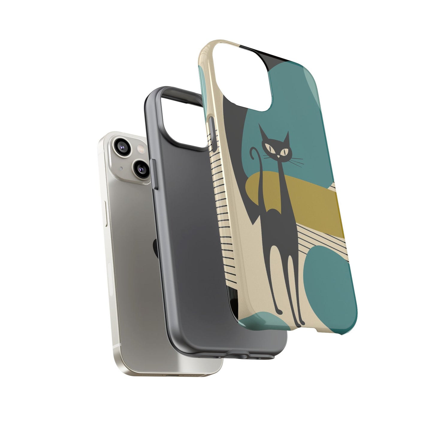 Atomic Cool Cat Phone Case