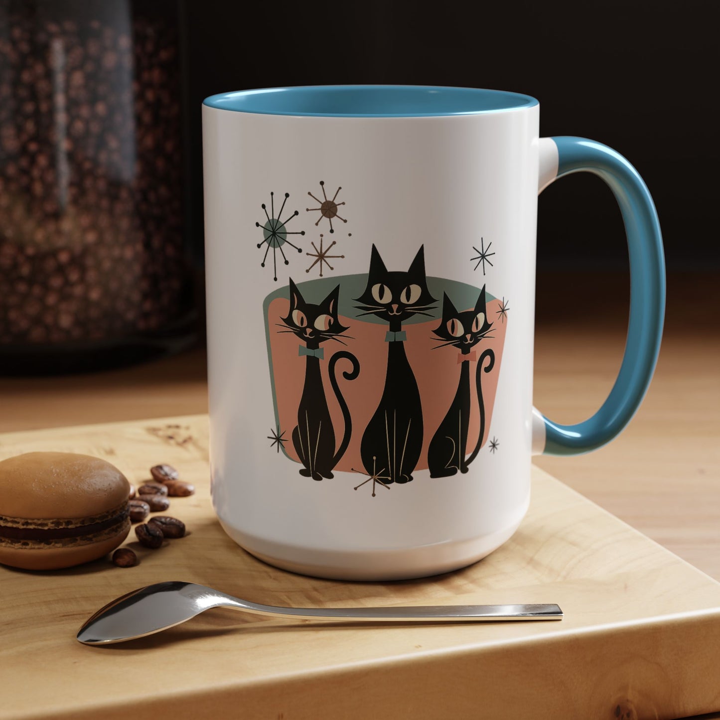 Atomic Cats Ceramic Mug