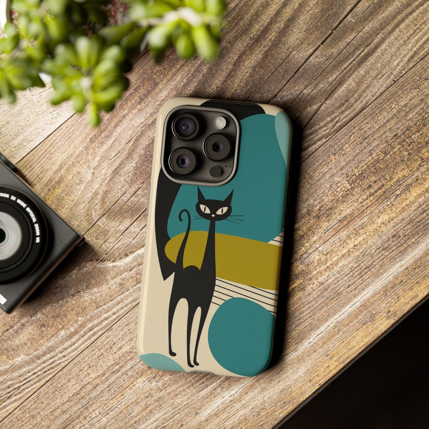 Atomic Cool Cat Phone Case