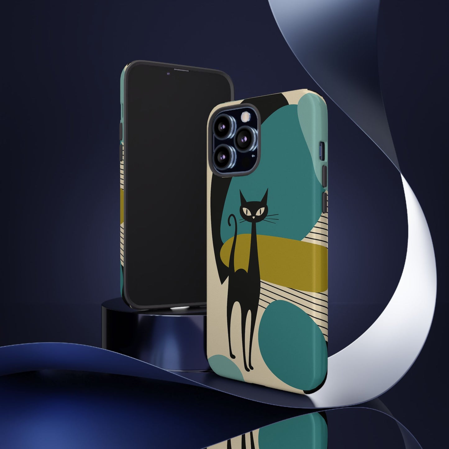 Atomic Cool Cat Phone Case