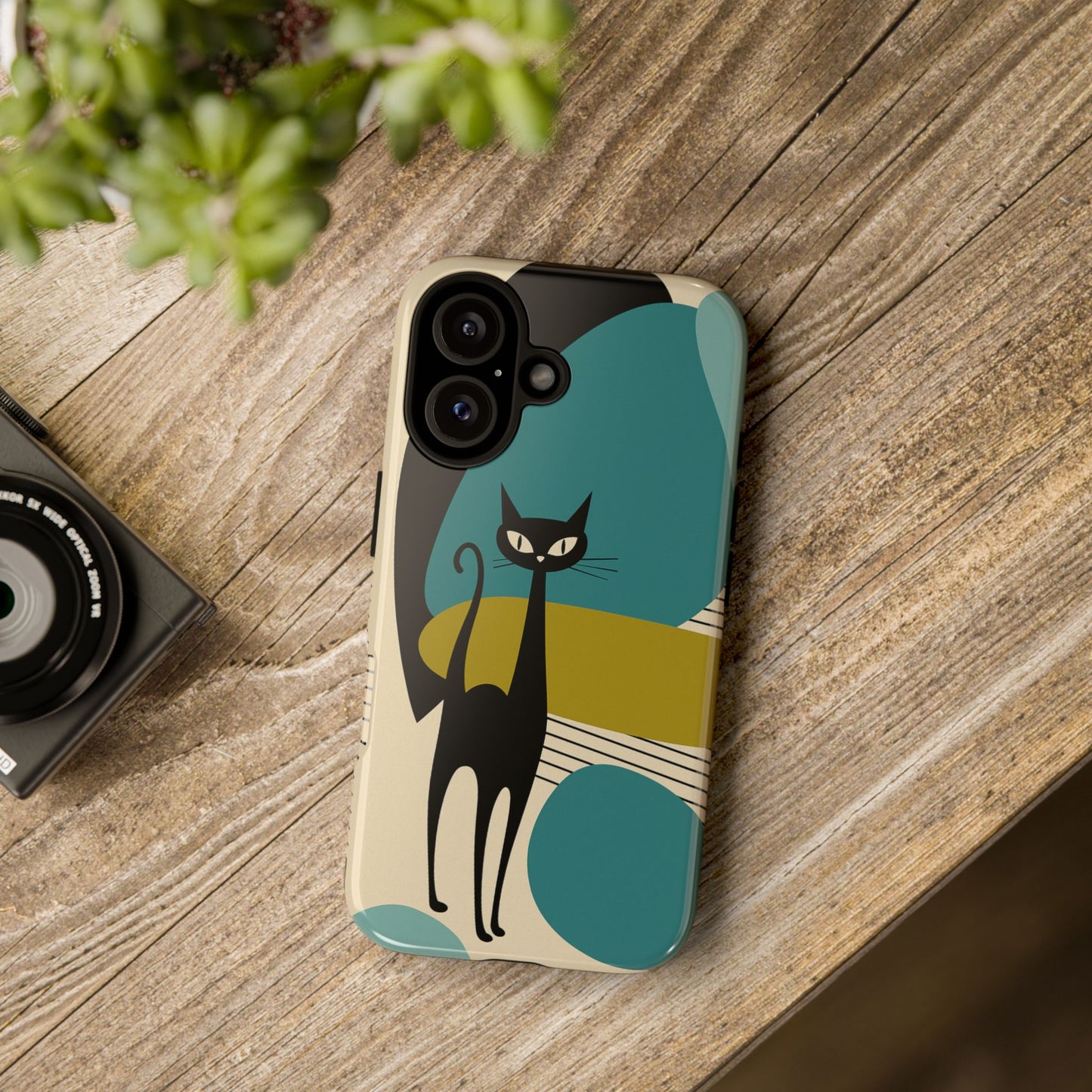 Atomic Cool Cat Phone Case