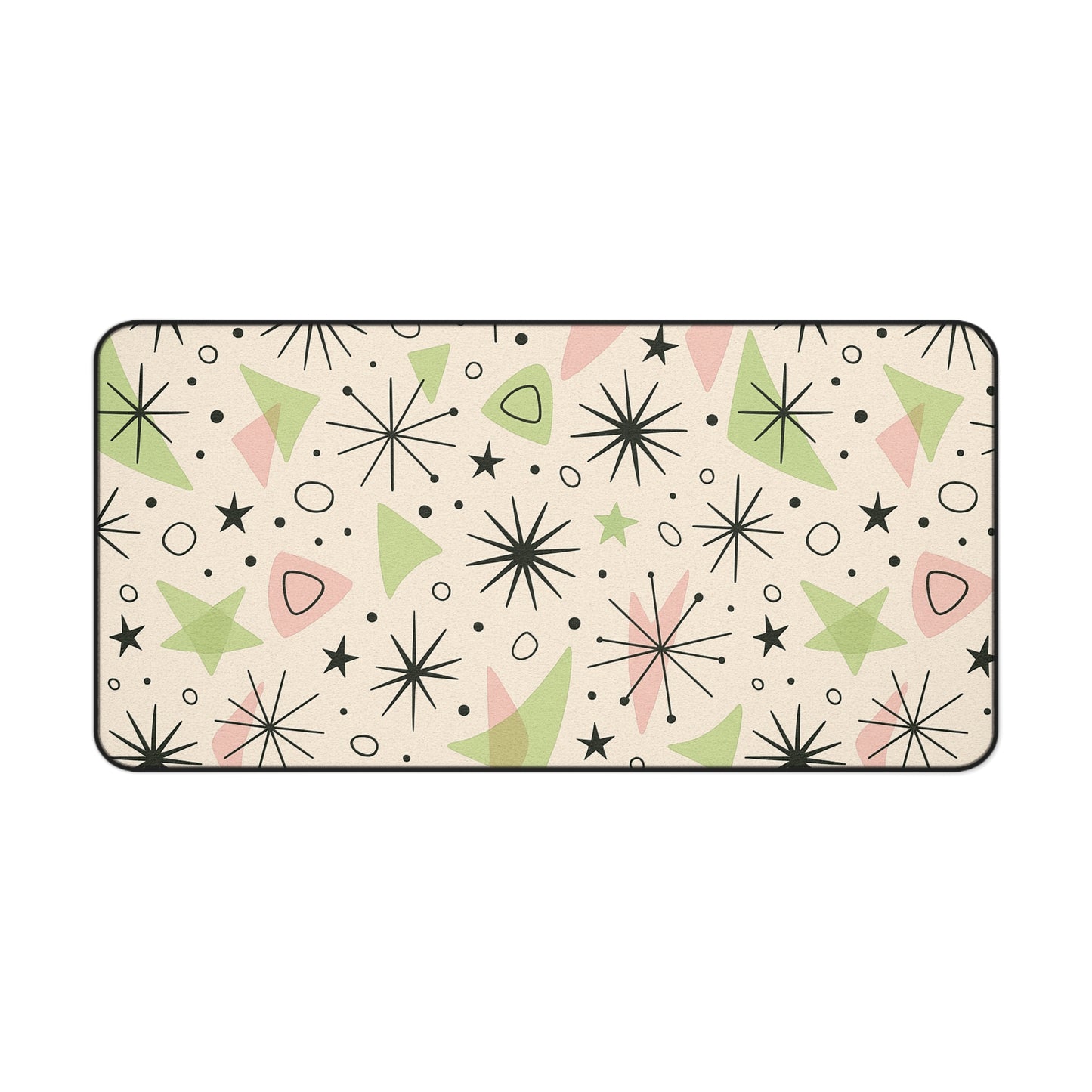Retro Geometric Desk Mat