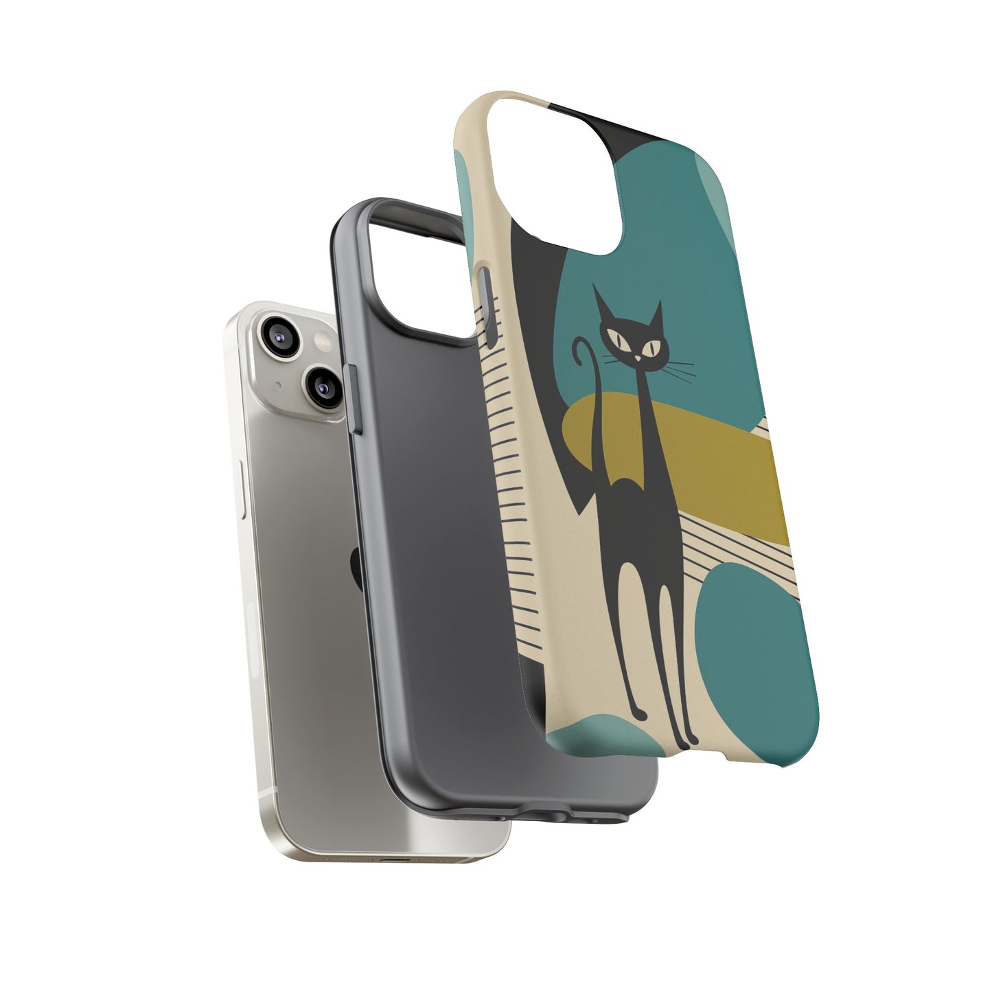 Atomic Cool Cat Phone Case