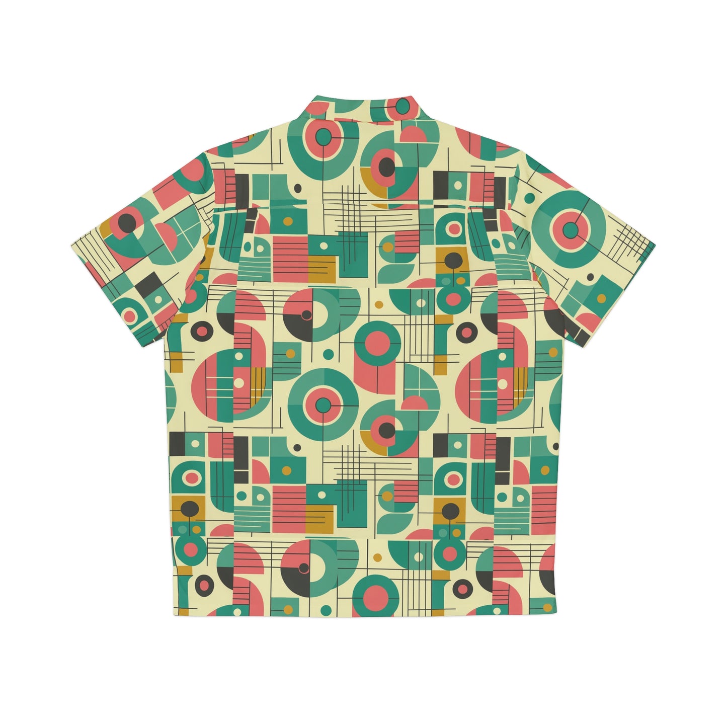 Atomic Vibes Hawaiian Shirt – Mid-Century Modern Print