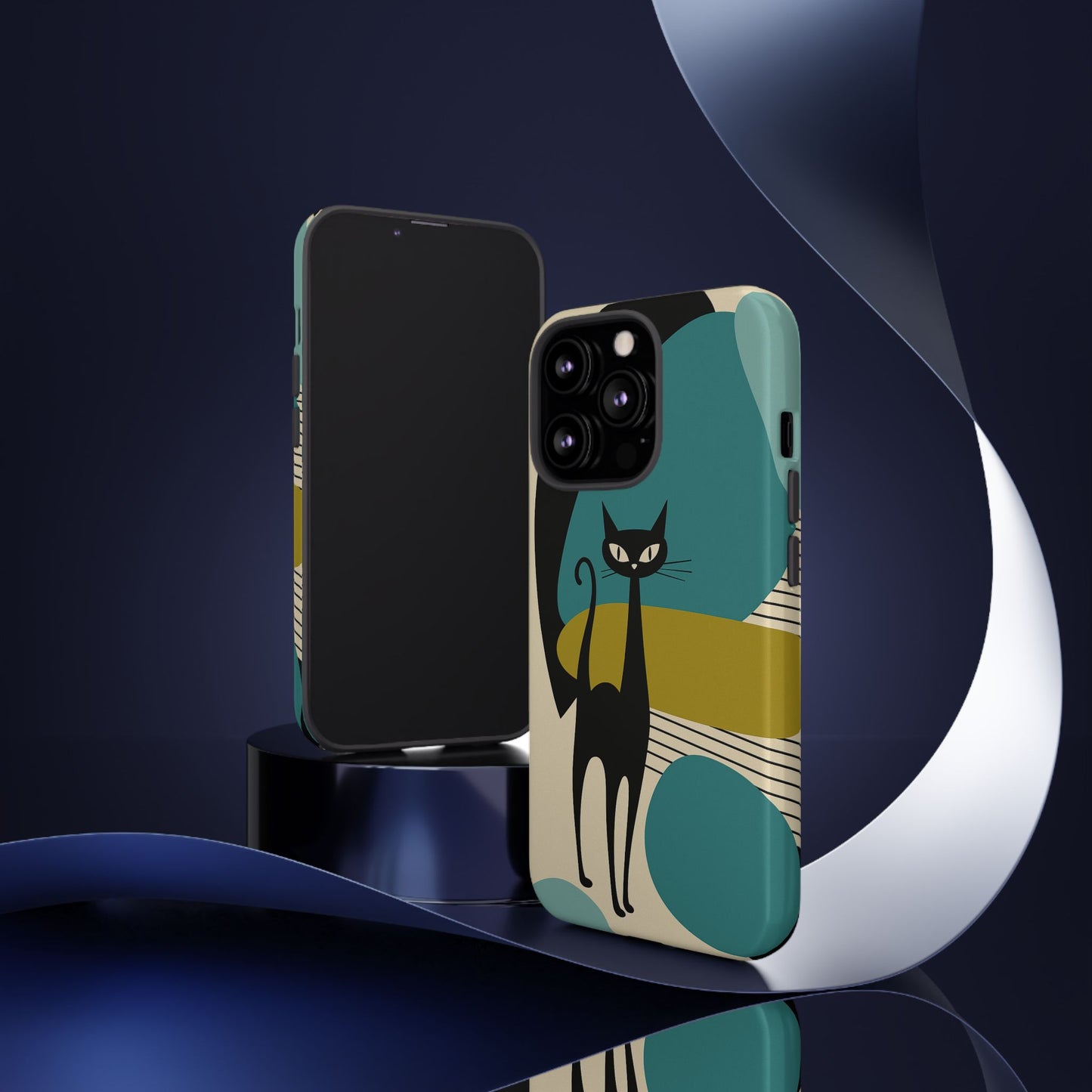 Atomic Cool Cat Phone Case