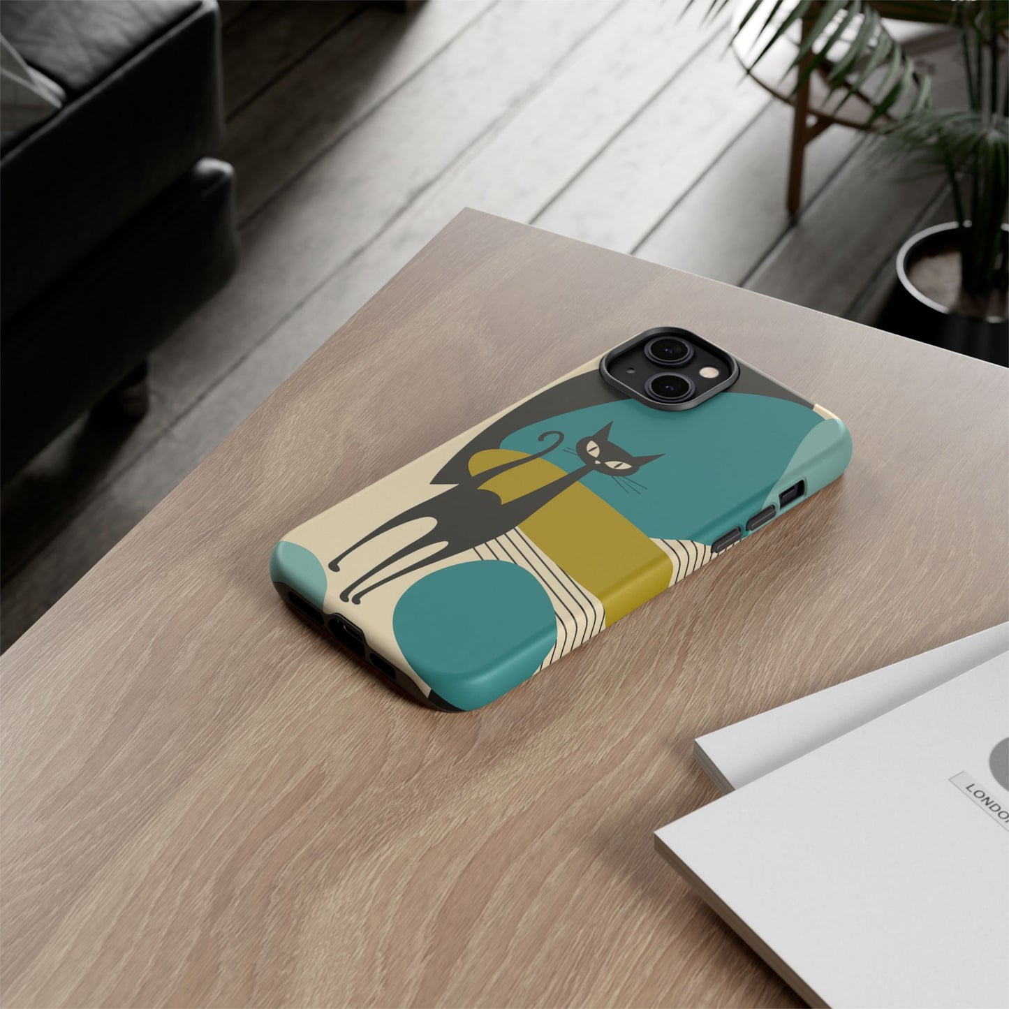 Atomic Cool Cat Phone Case