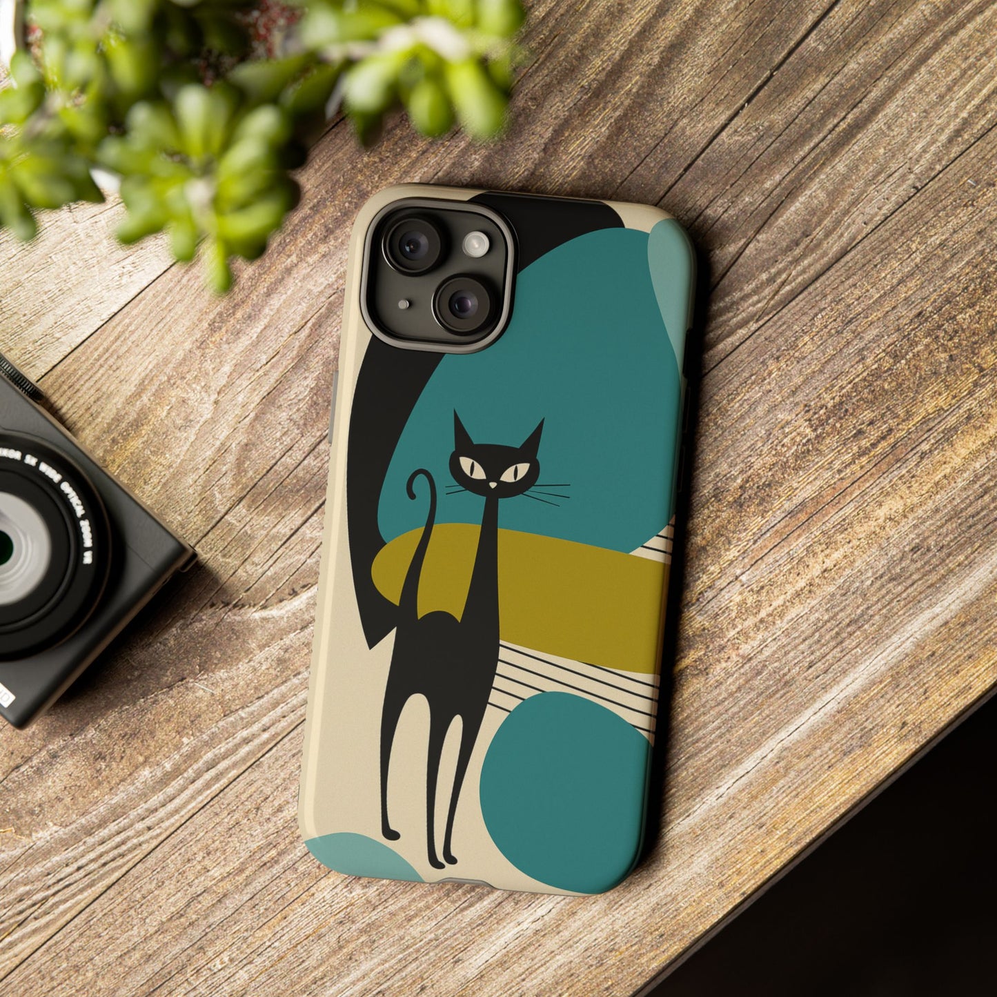 Atomic Cool Cat Phone Case