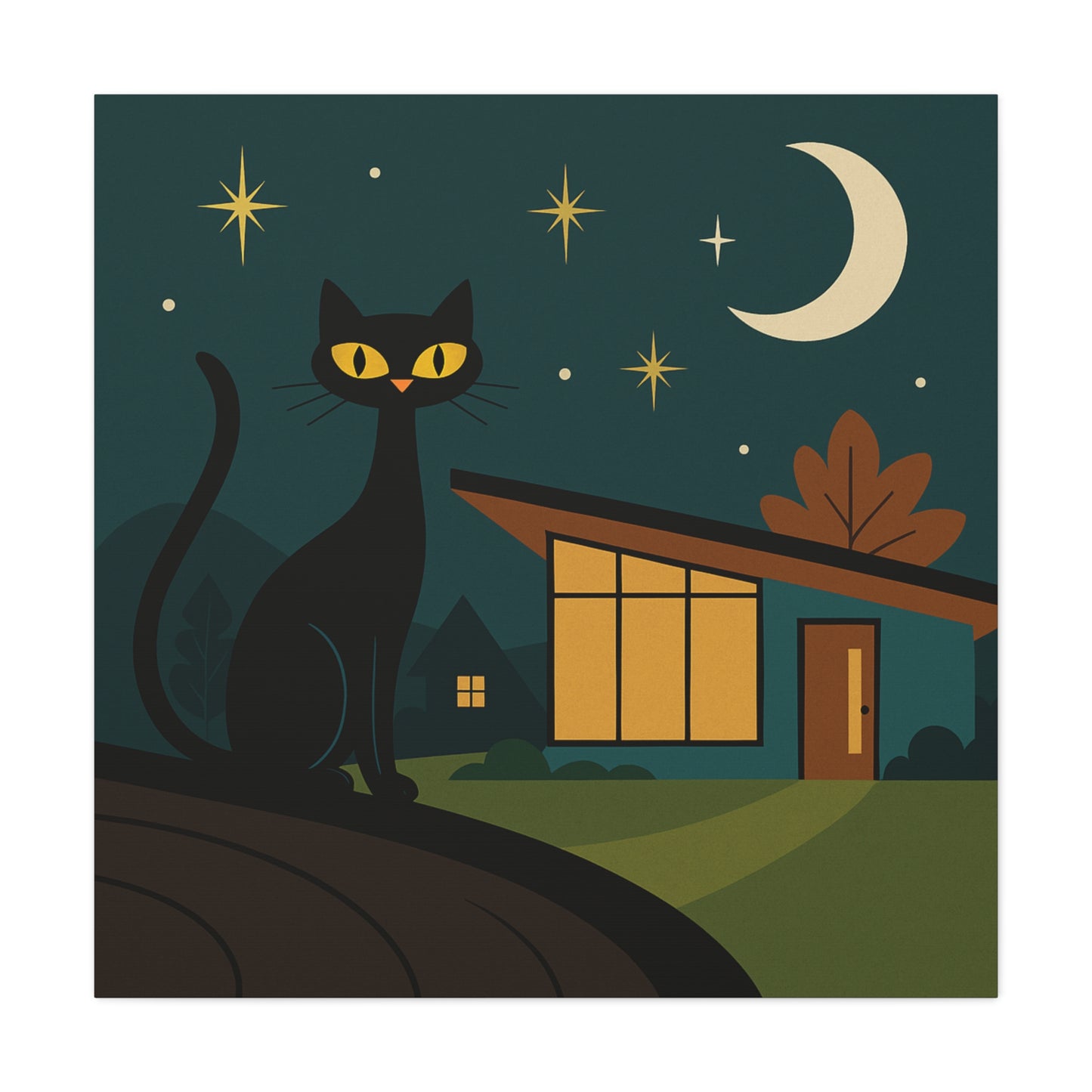 Mid-Century Moonlight Magic 🌙