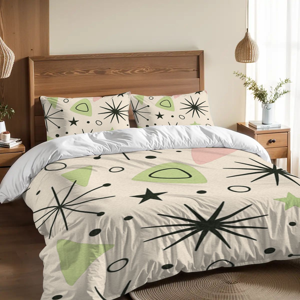 Atomic Starburst Dreams Duvet Cover Set