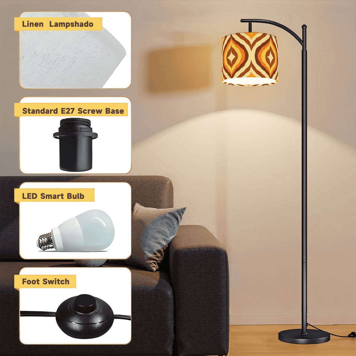 Mod Mirage Arc Lamp