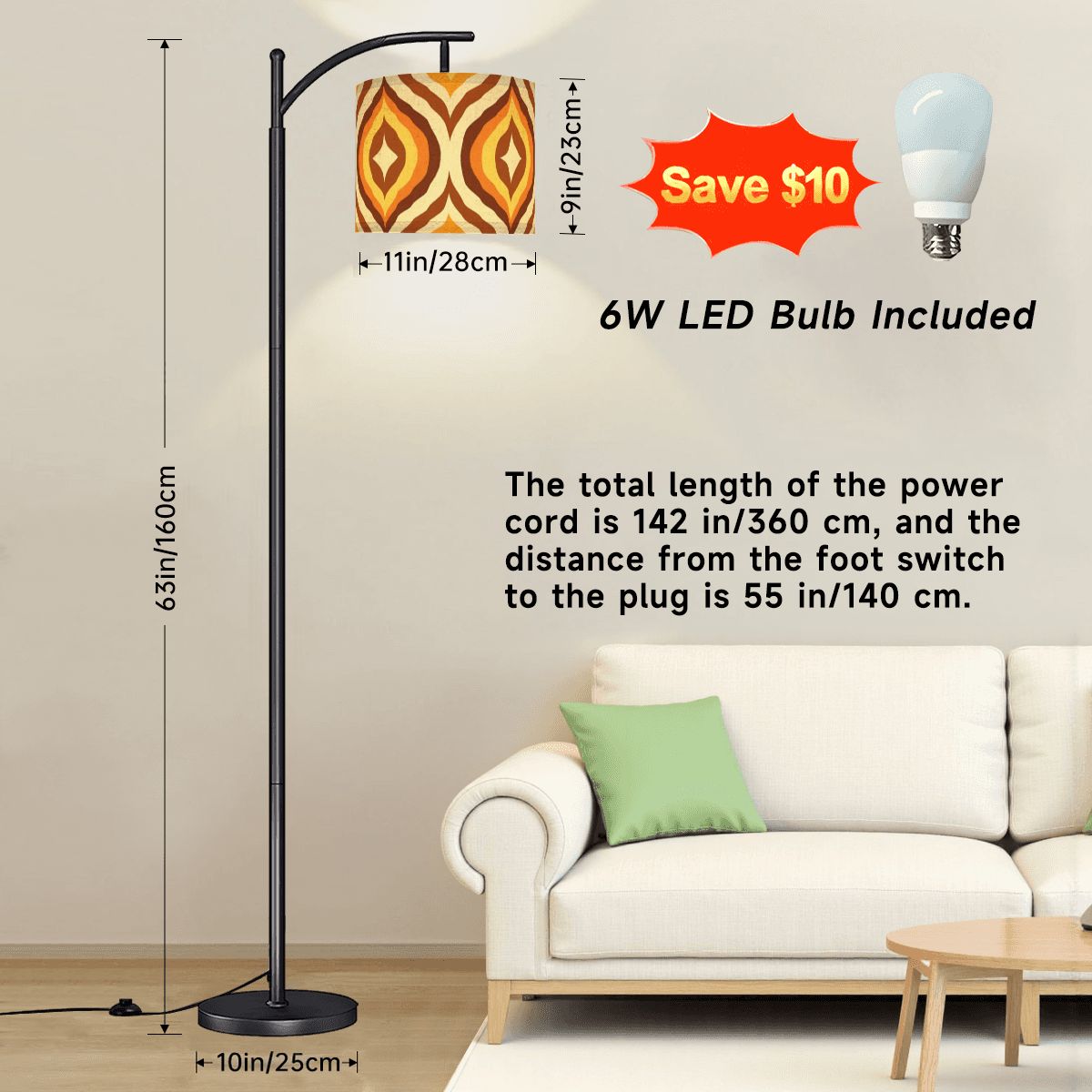 Mod Mirage Arc Lamp