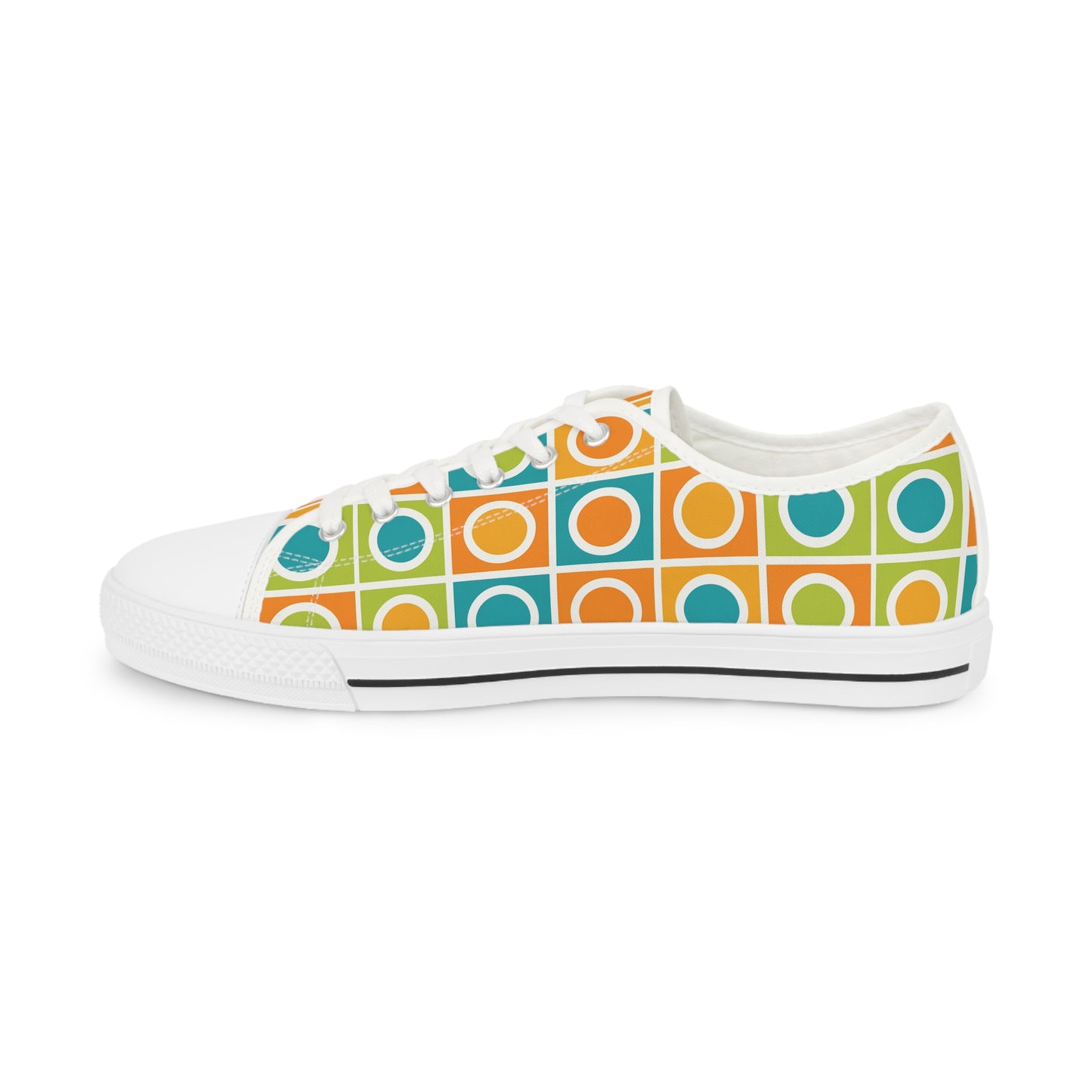 Mid-Century Geo Pop Sneakers