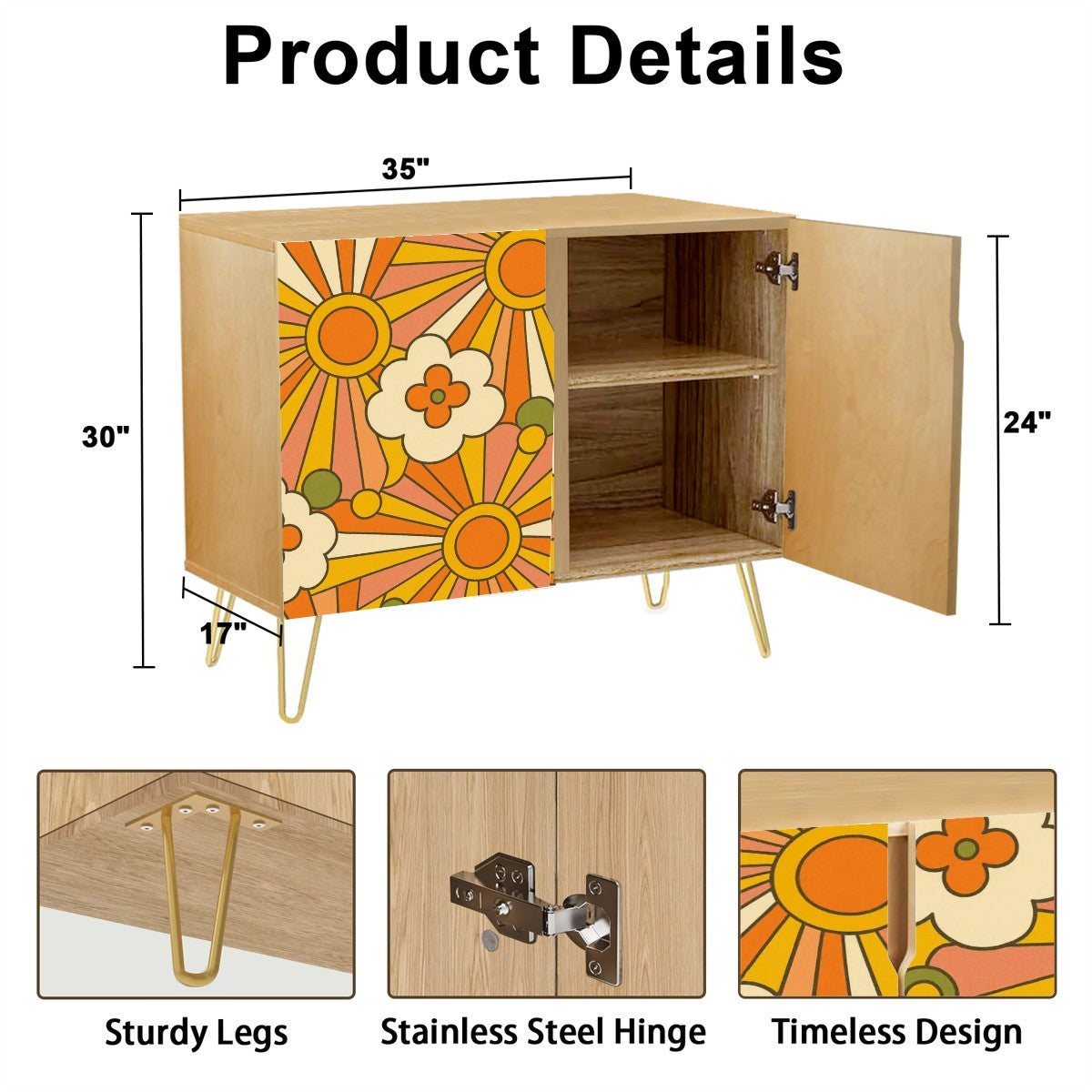 Sunburst Daisy Dream Cabinet