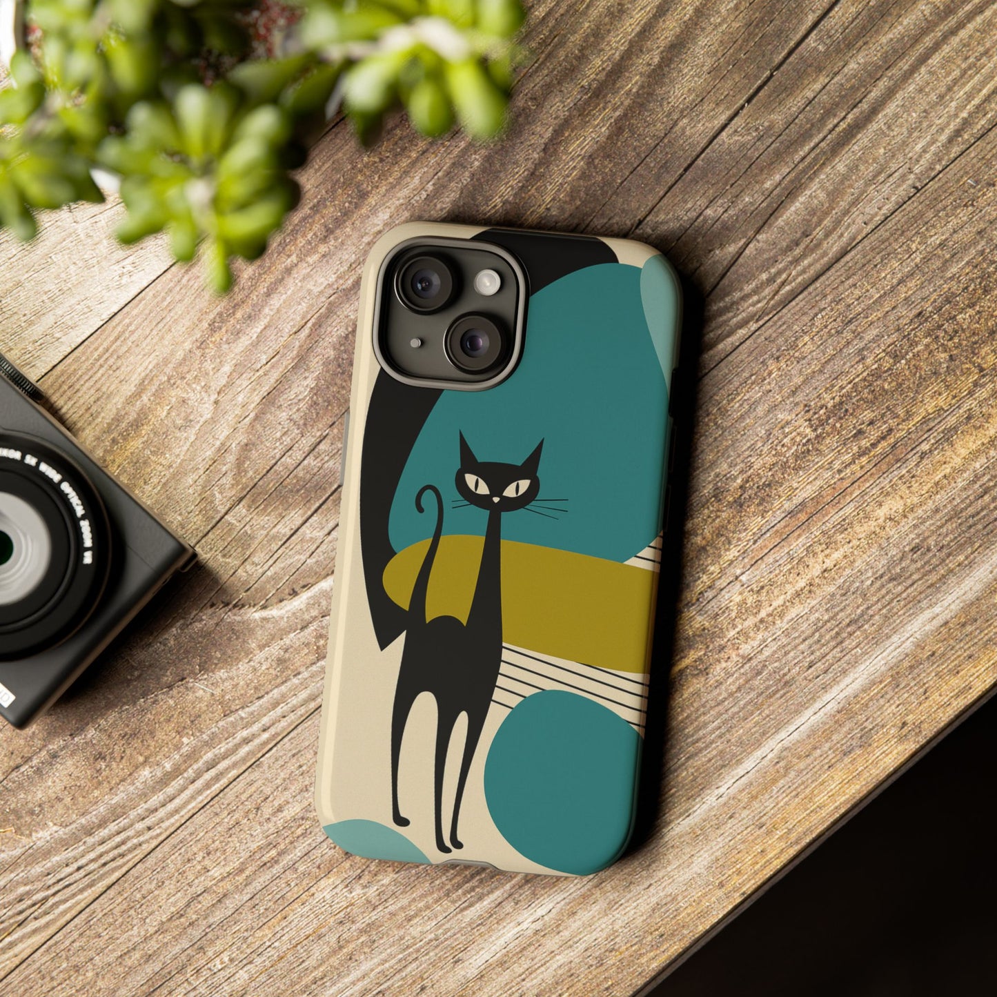 Atomic Cool Cat Phone Case