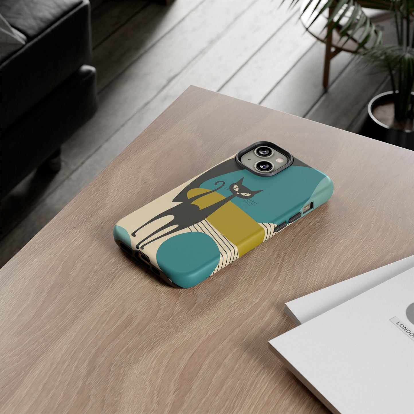 Atomic Cool Cat Phone Case