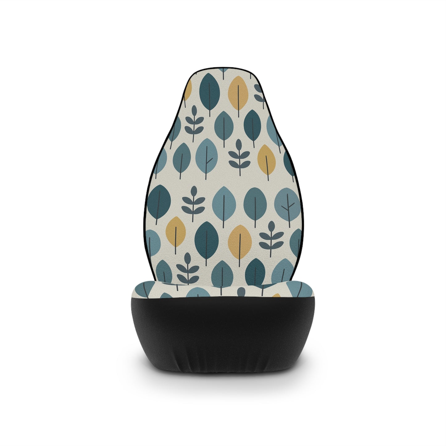 Scandinavian Leaf Car Seat Covers – Set of 2 | Mid Century Modern Style