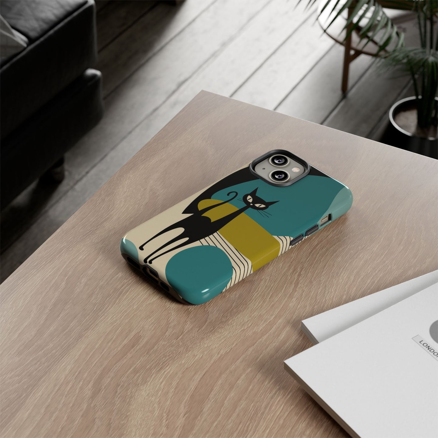 Atomic Cool Cat Phone Case