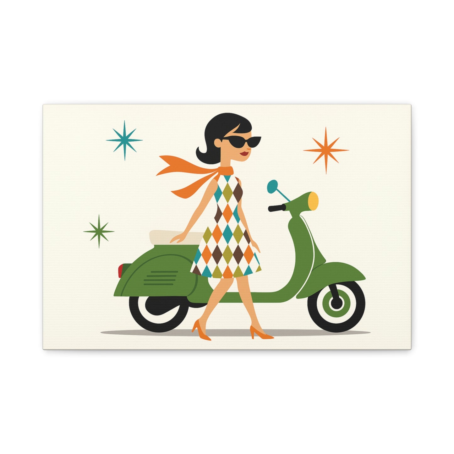 Vintage Cool on Two Wheels 🛵✨