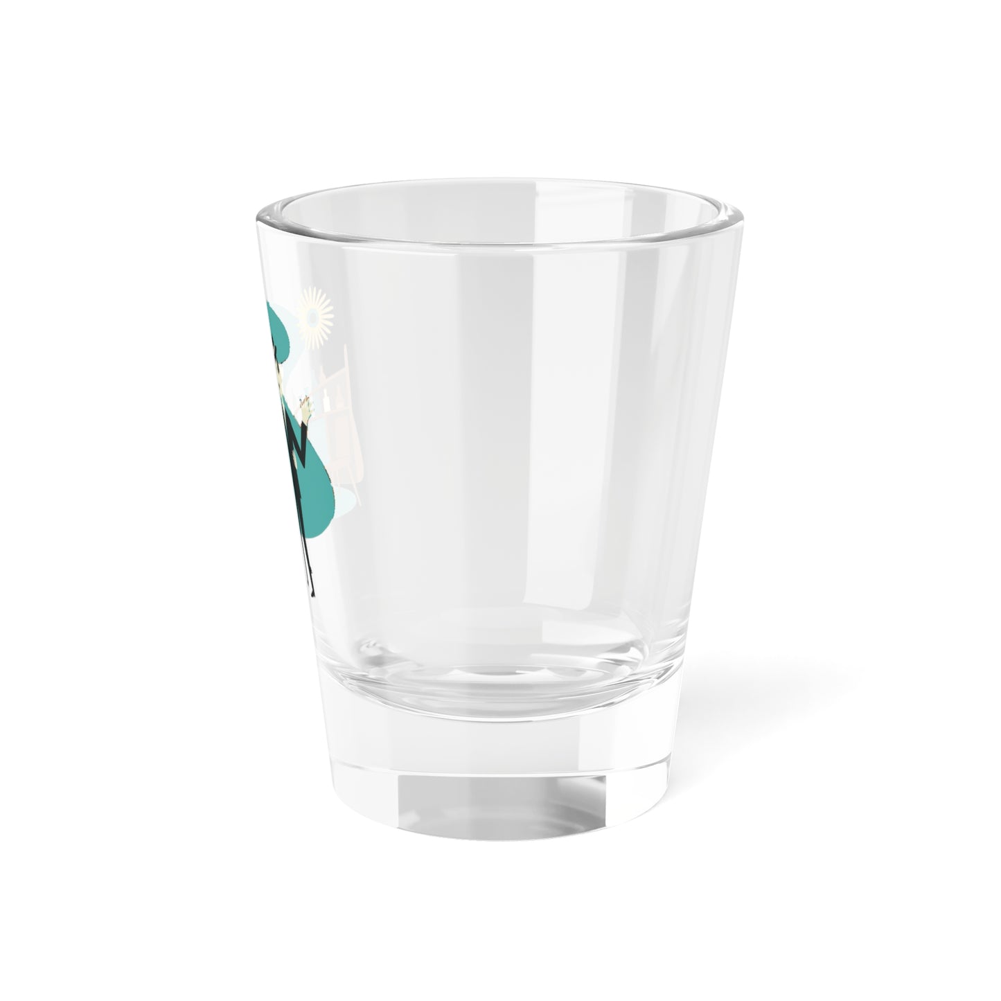 Atomic Gays Shot Glass – 1.5oz Retro MCM Pride Barware