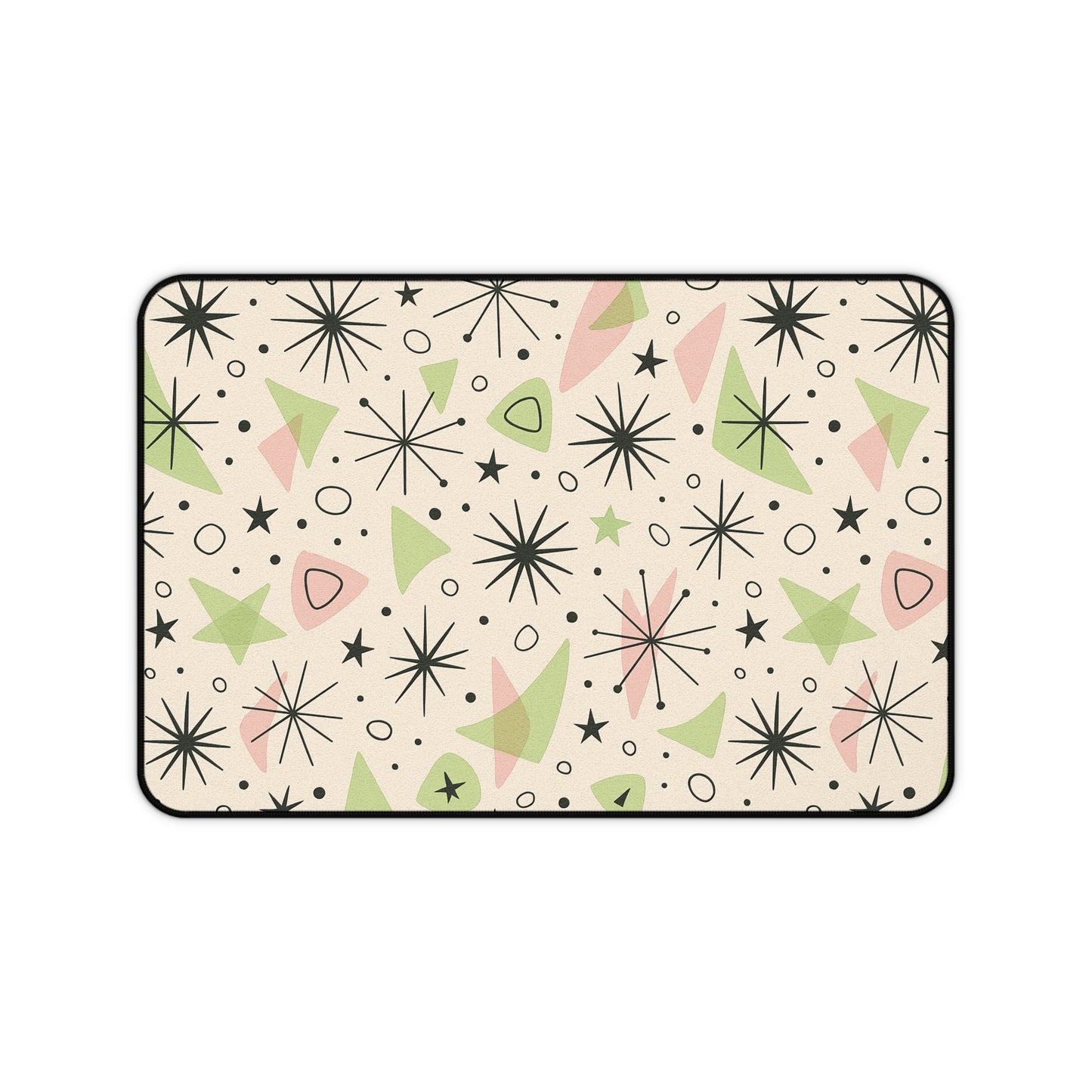 Retro Geometric Desk Mat