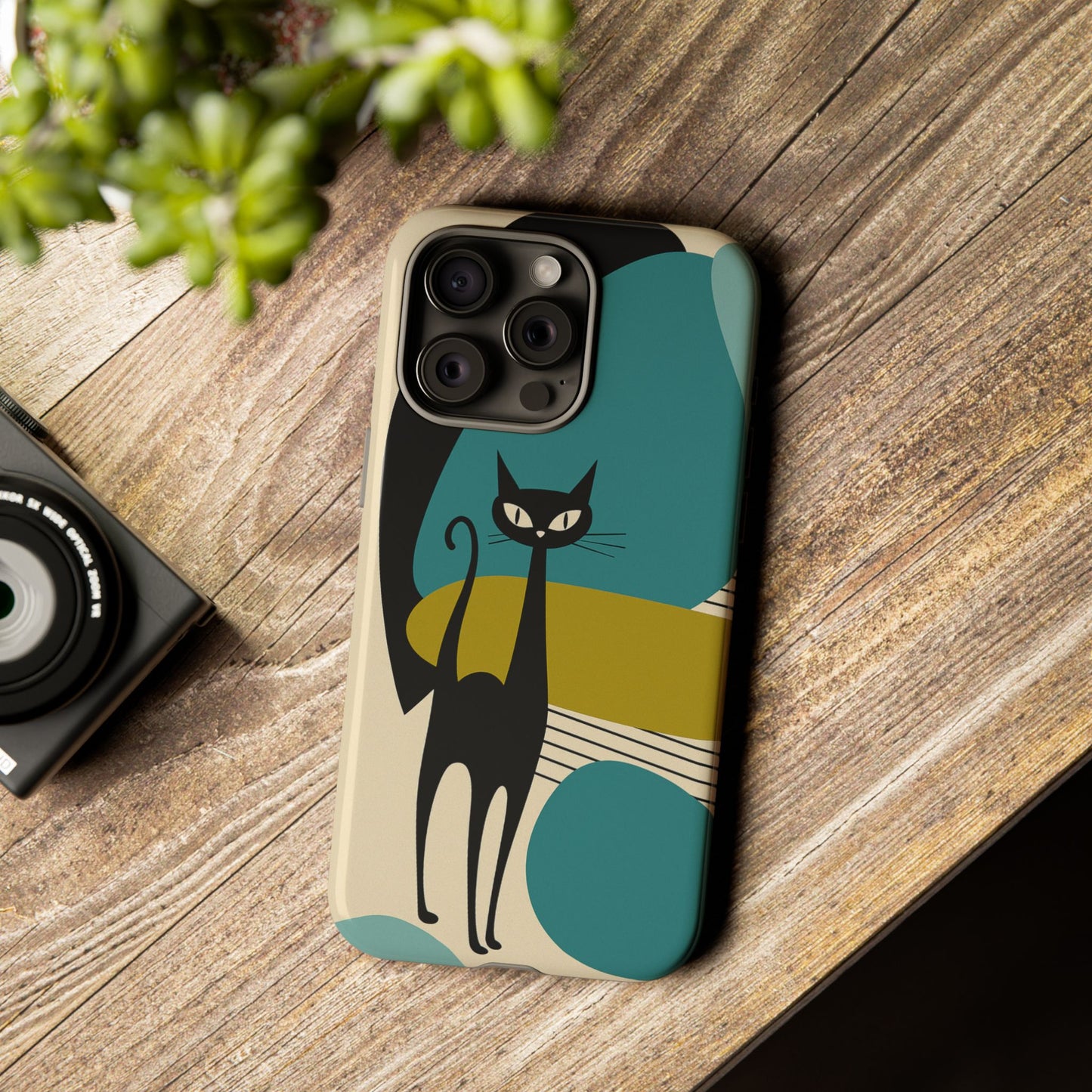 Atomic Cool Cat Phone Case