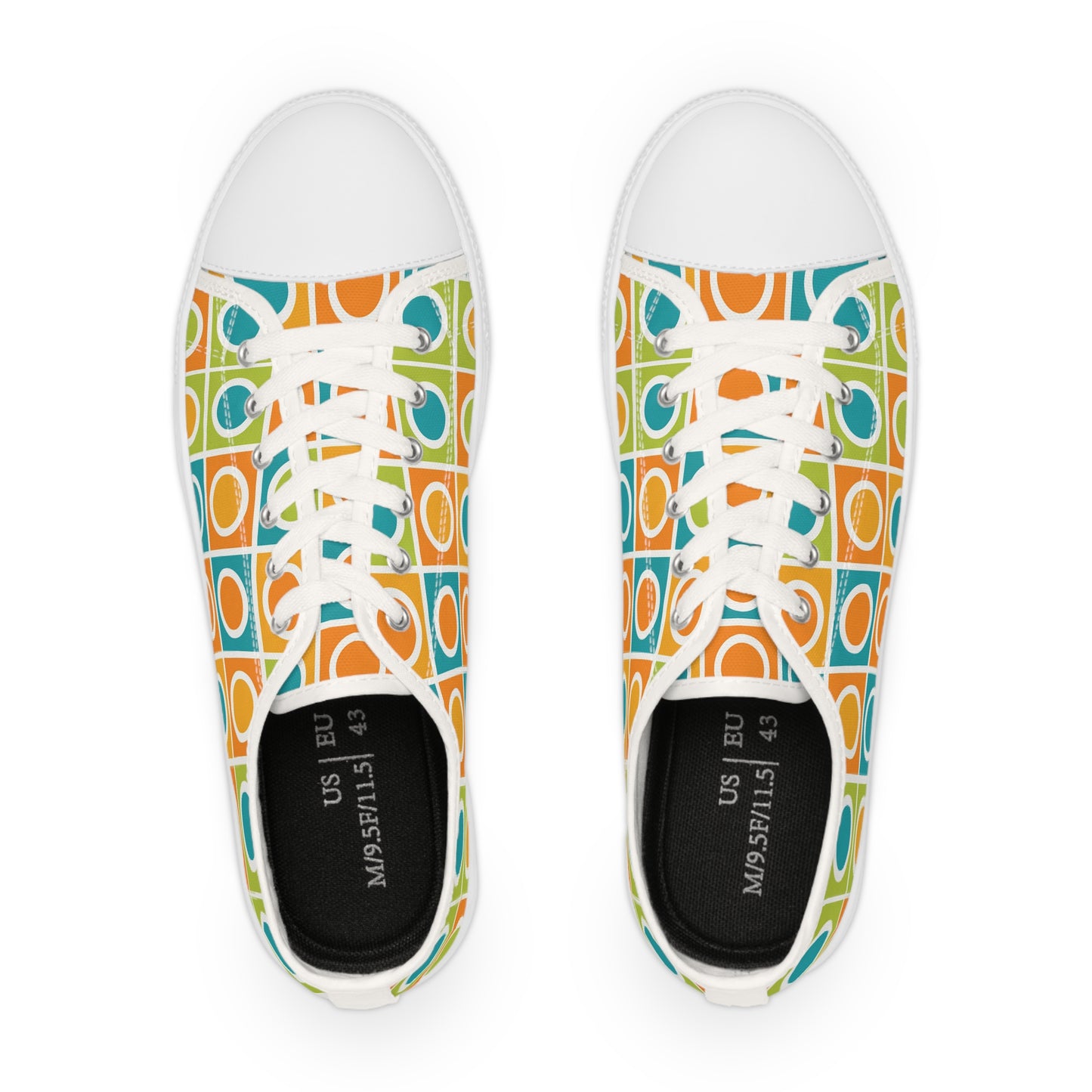 Mid-Century Geo Pop Sneakers