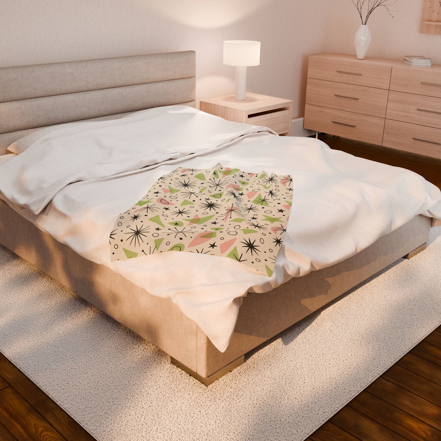 Atomic Bloom Retro Throw