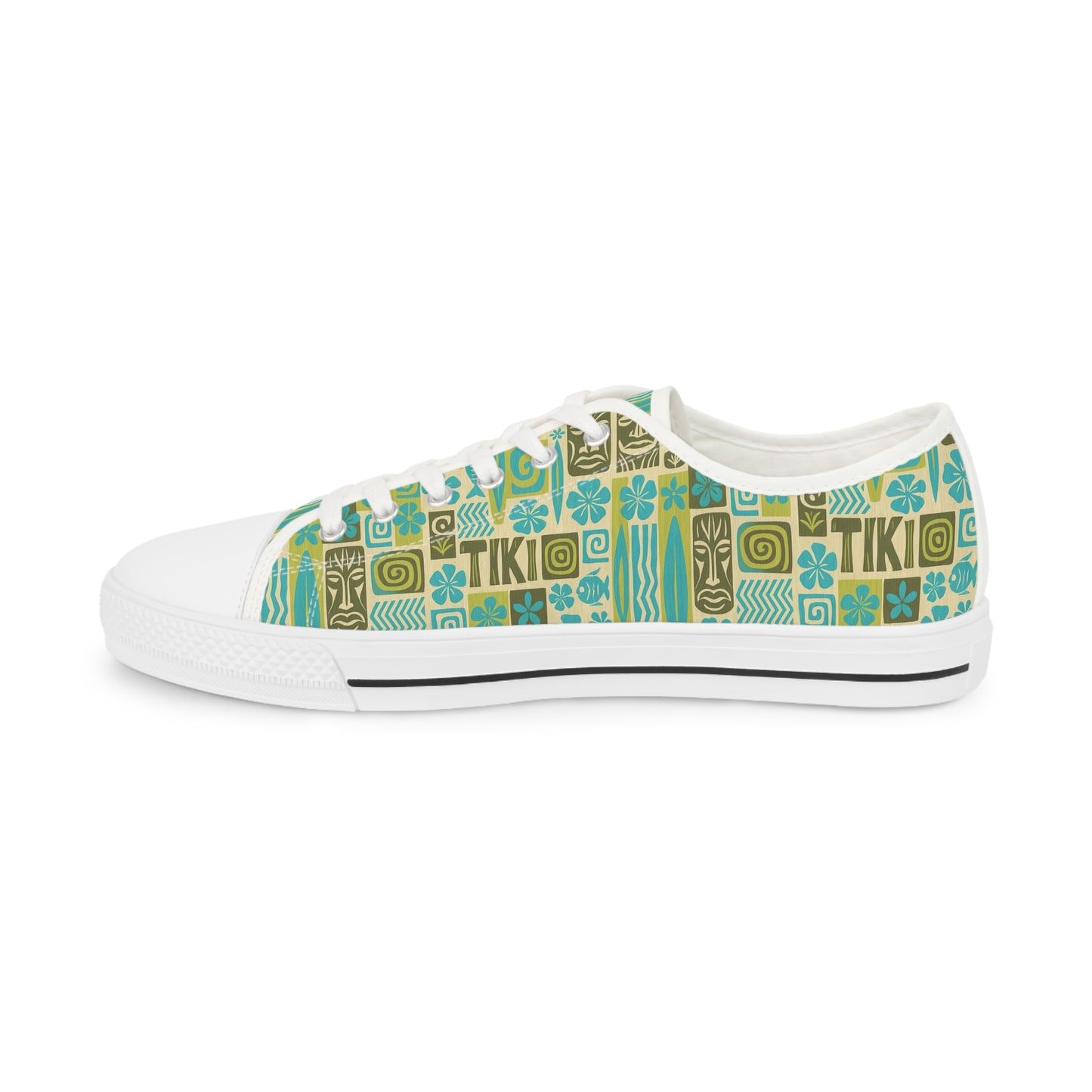 Retro Tiki Canvas Sneakers