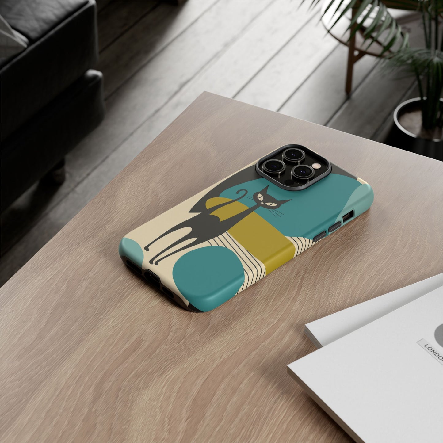 Atomic Cool Cat Phone Case