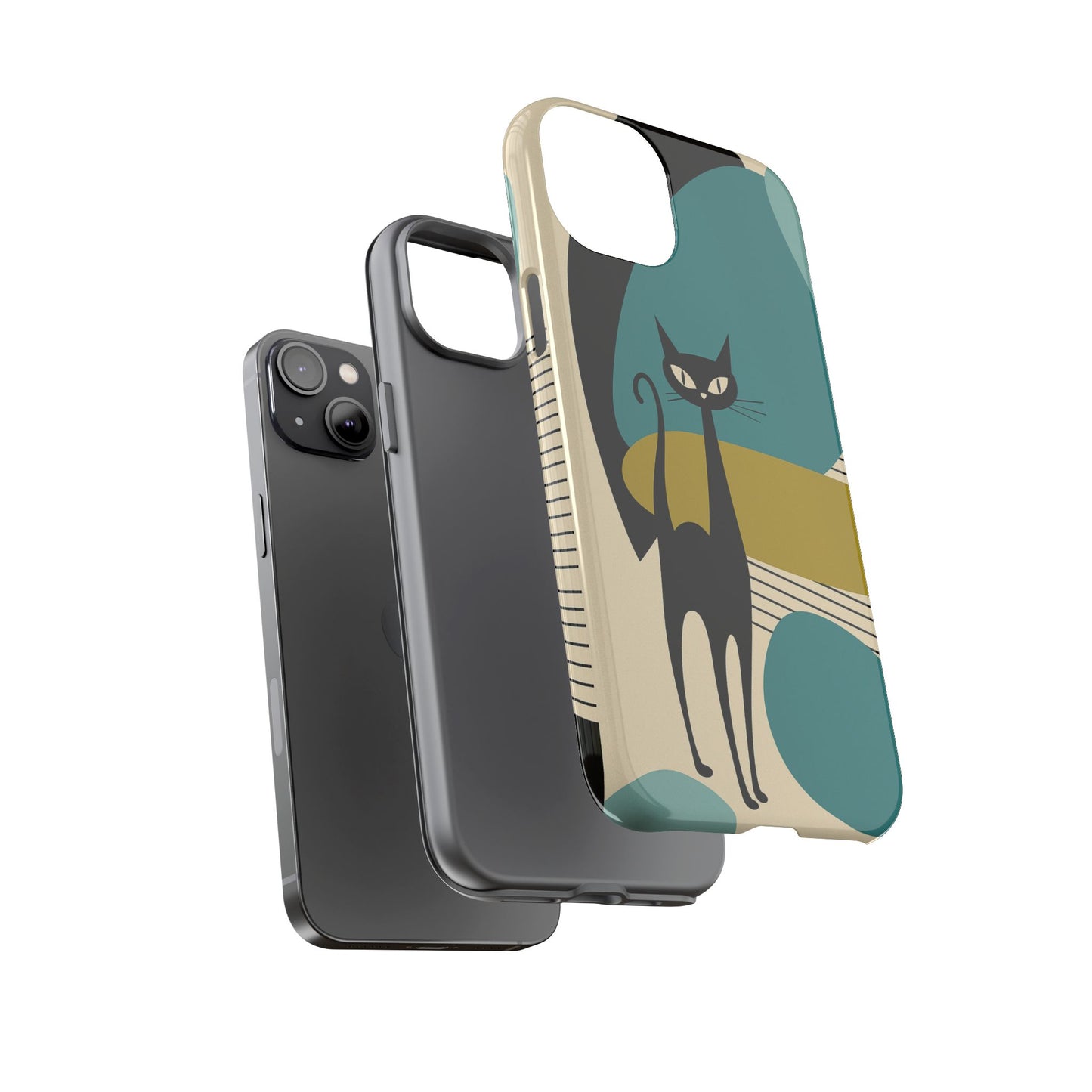 Atomic Cool Cat Phone Case