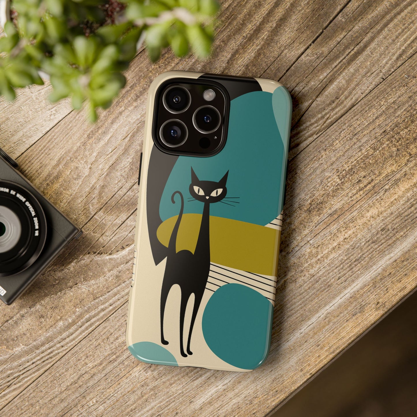 Atomic Cool Cat Phone Case