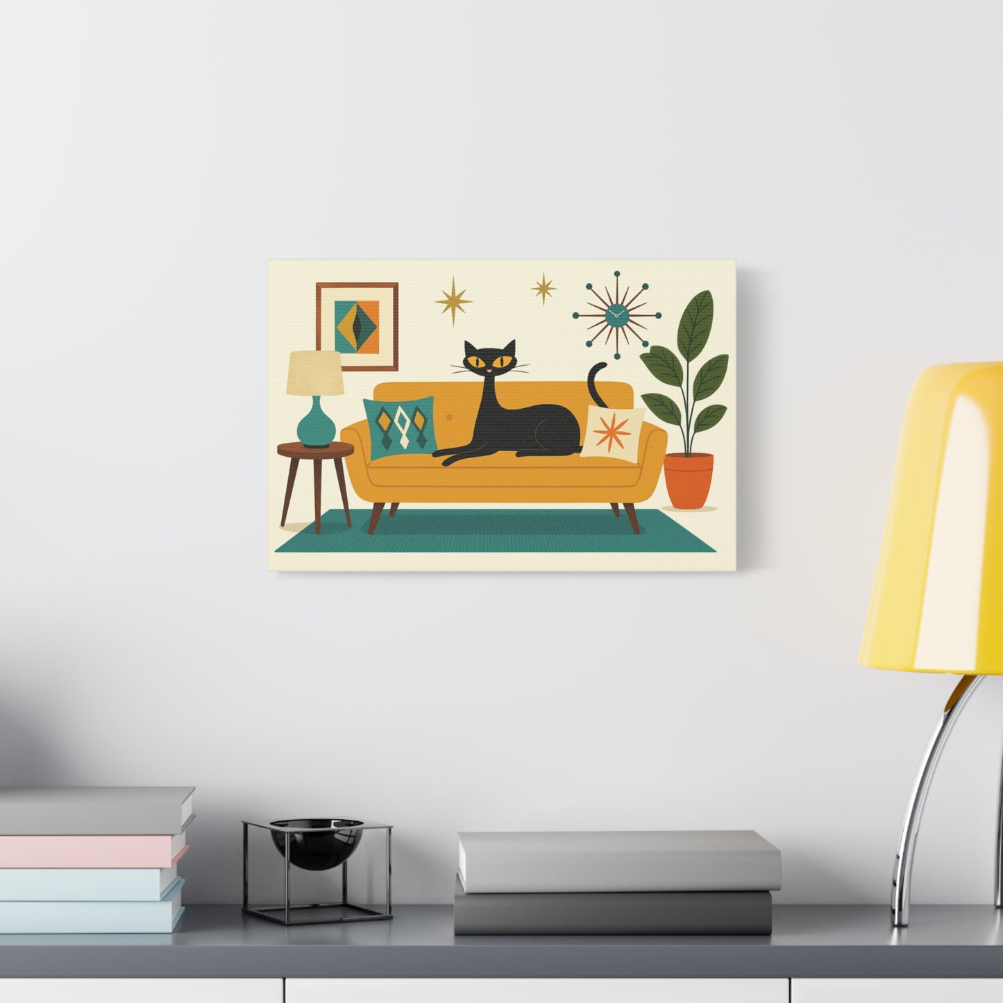 Sophisti-Cat Style Meets Mid-Century Mood 🛋️🐾