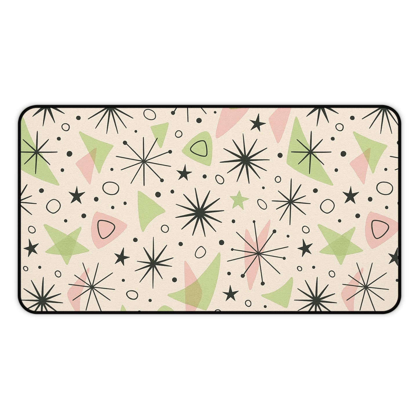 Retro Geometric Desk Mat