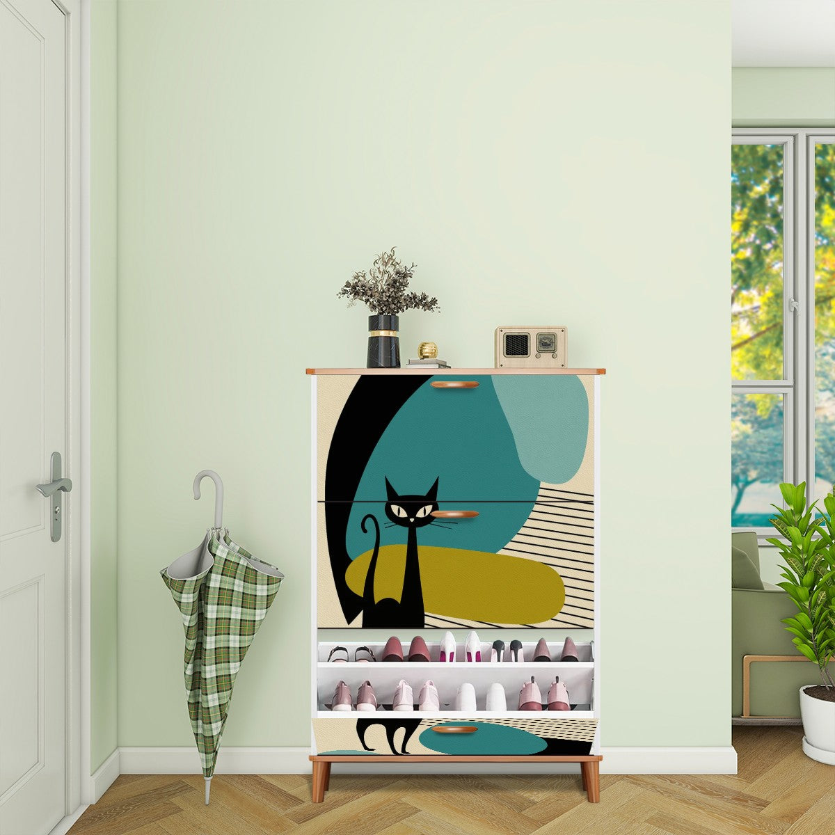 Cool Cat Mid-Mod Storage